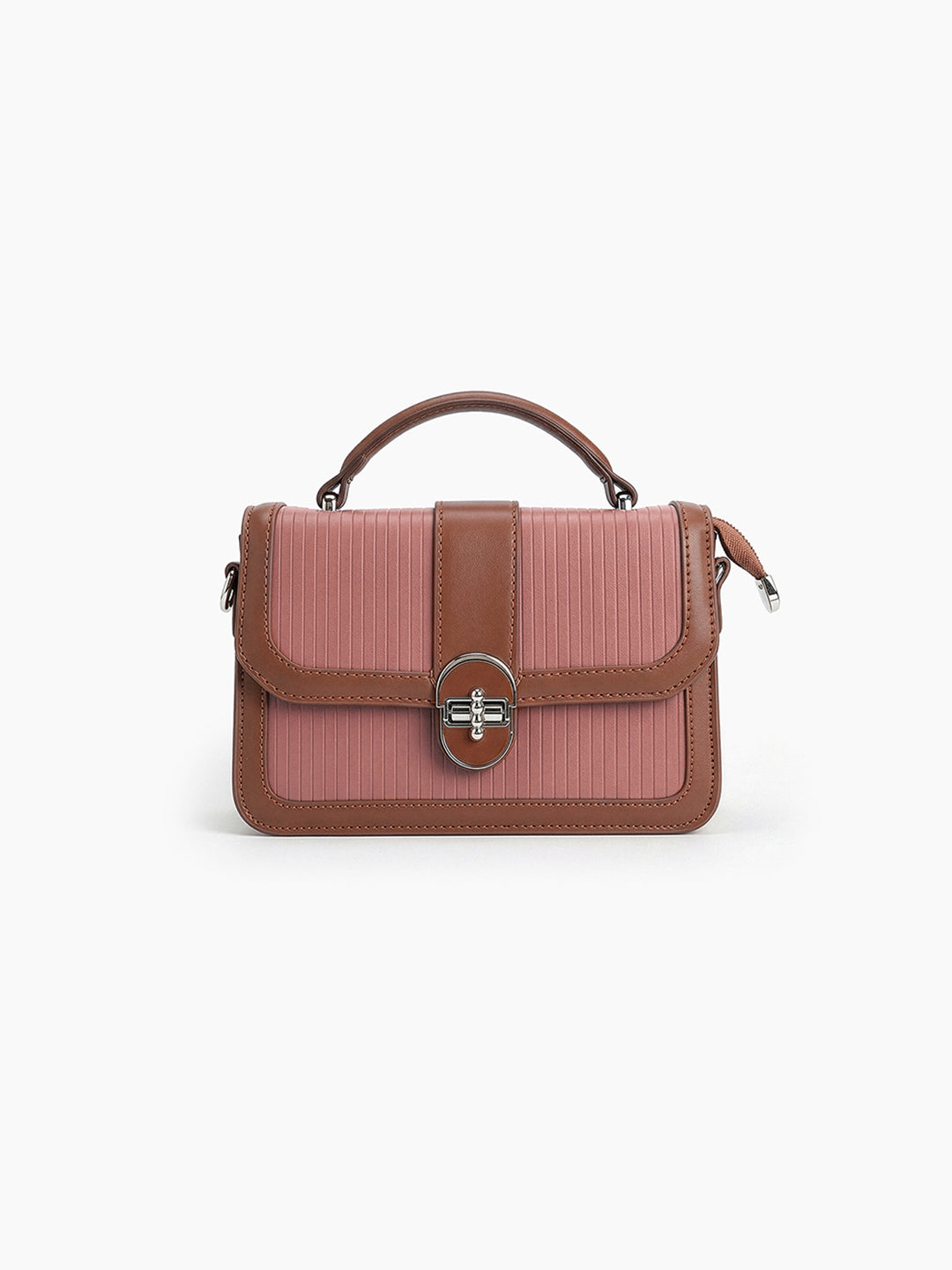 Olivia Peach Classic Mini Bag - Swashaa