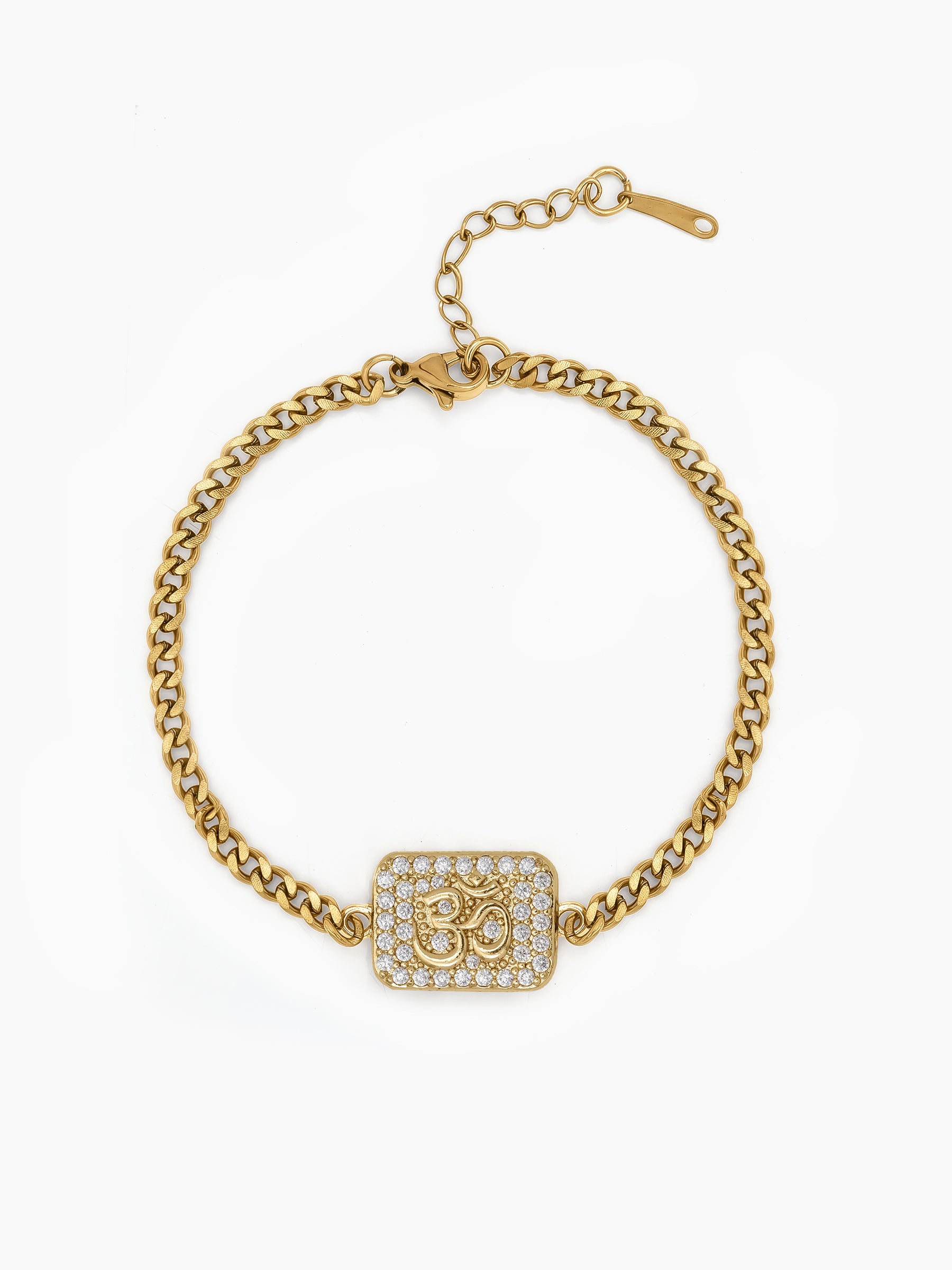 Om 18K Gold Plated Rakhi