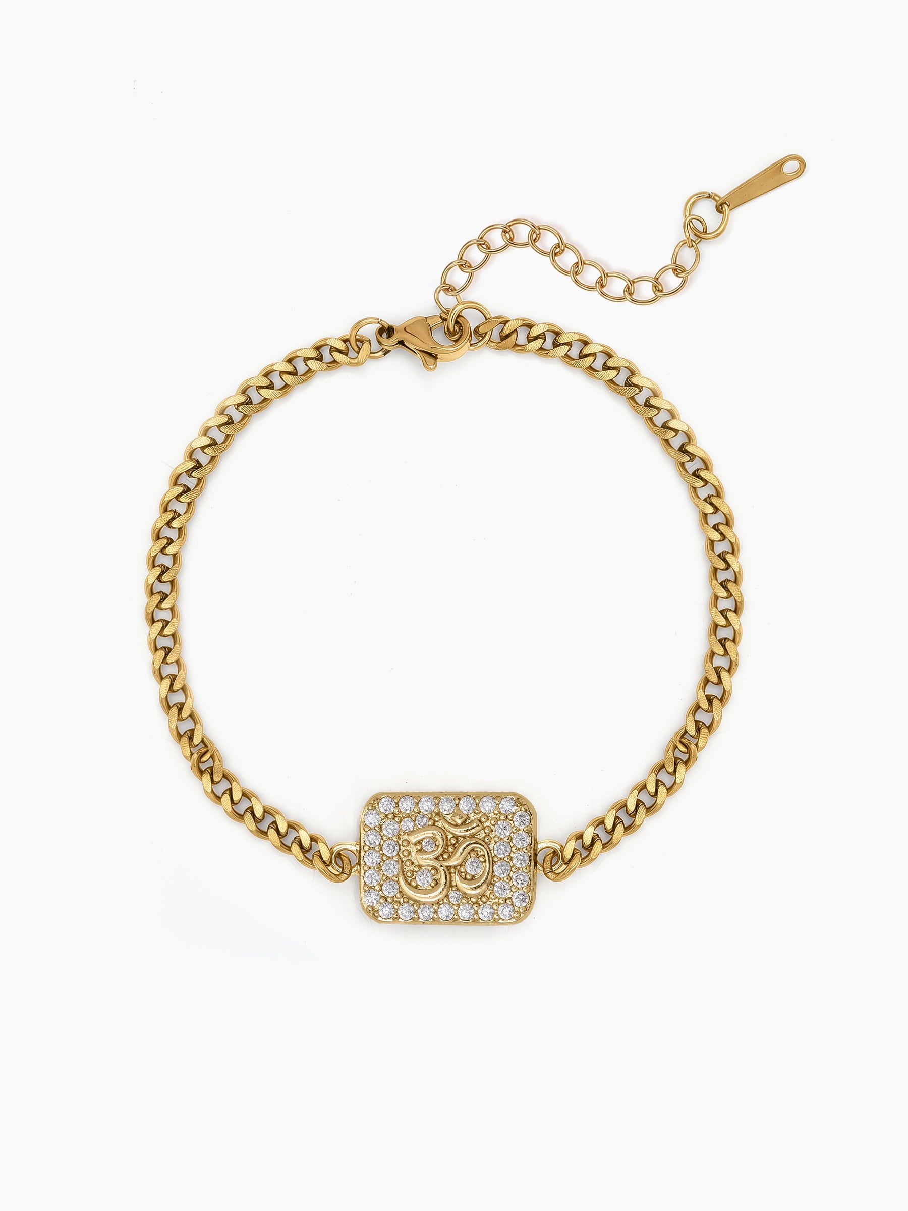 Om 18K Gold Plated Rakhi
