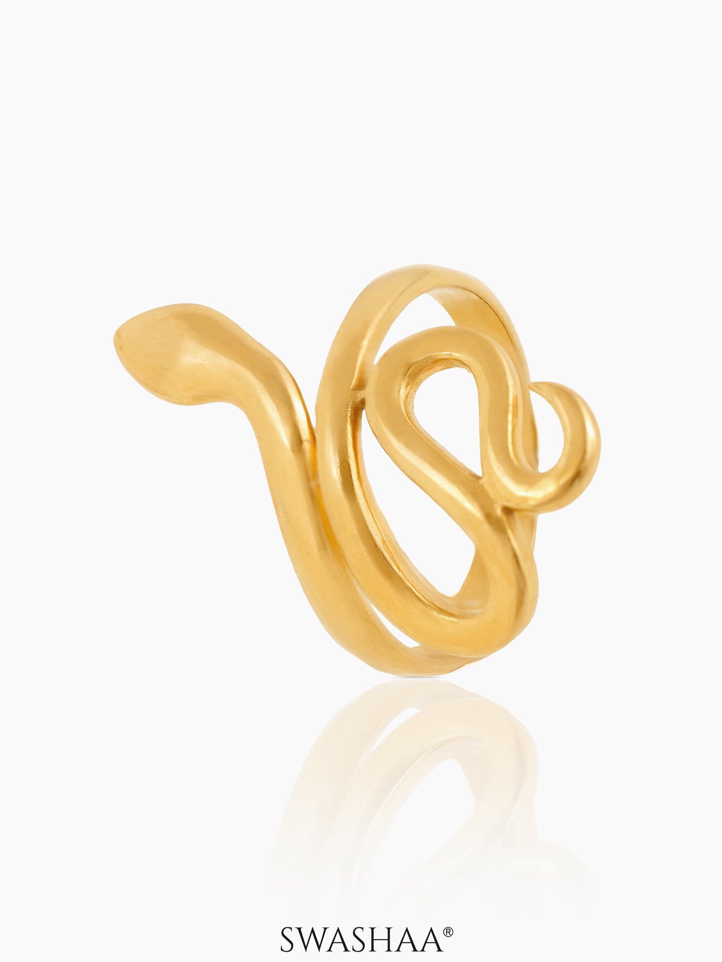 Oni Snake 18K Gold Plated Ring
