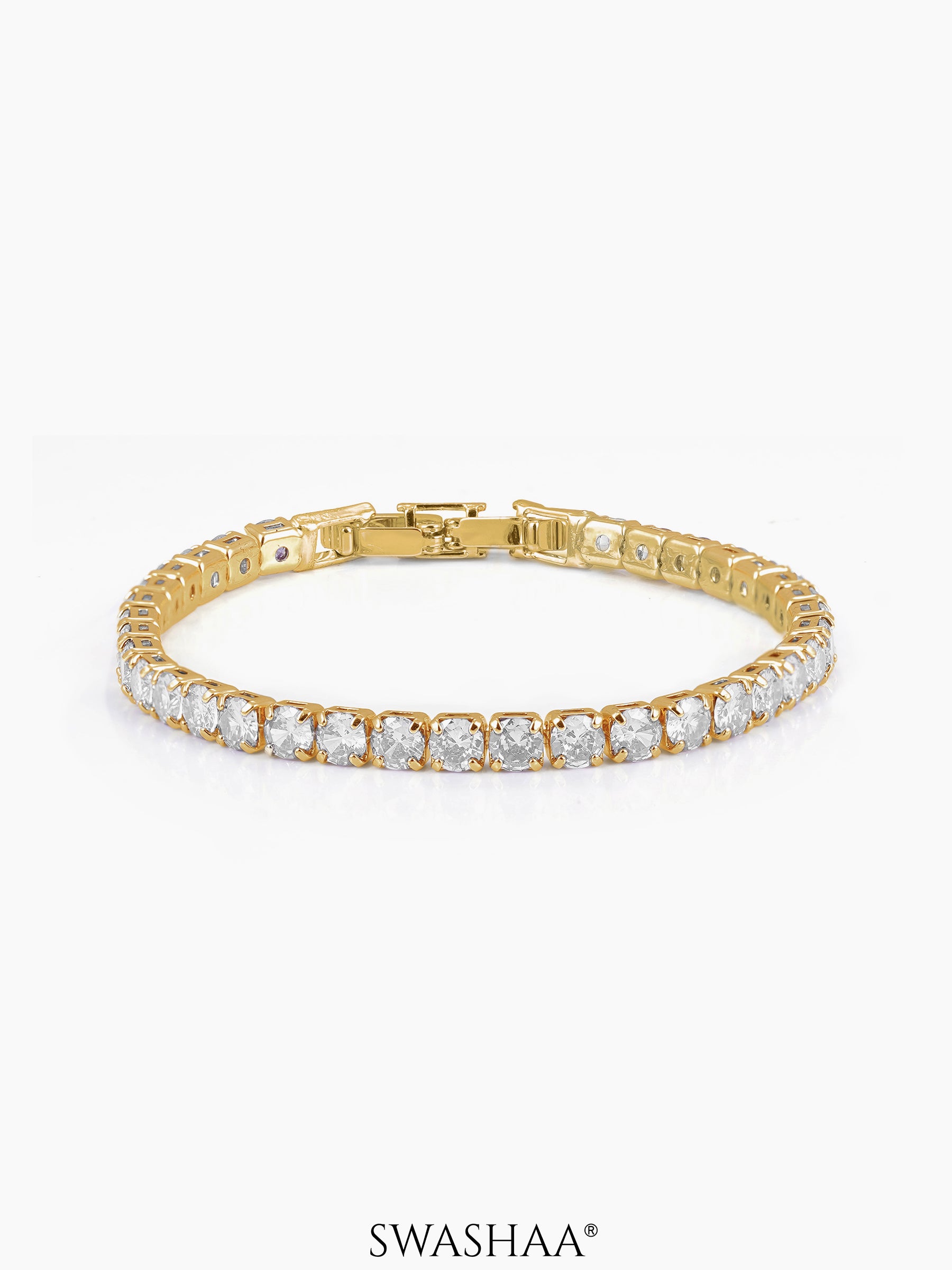 Orion Diamond Charms White 18K Gold Plated Loose Bracelet