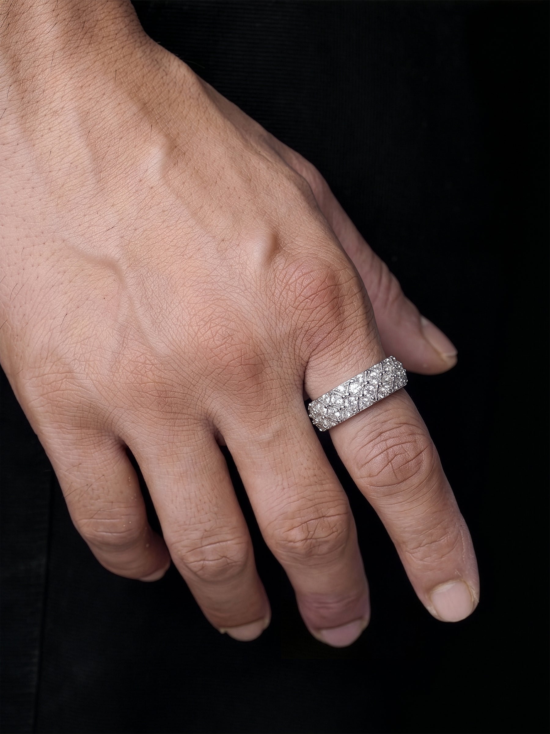 Orix Solitaire Band Men's Ring - Swashaa