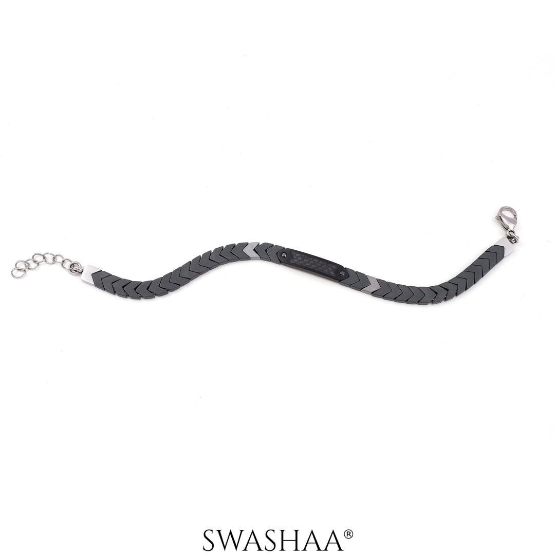 Warsaw Black Men's Bracelet