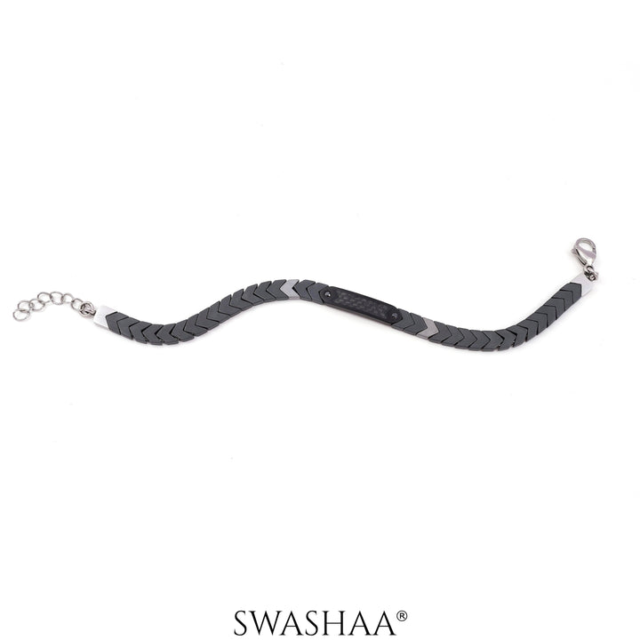 Warsaw Black Men's Bracelet