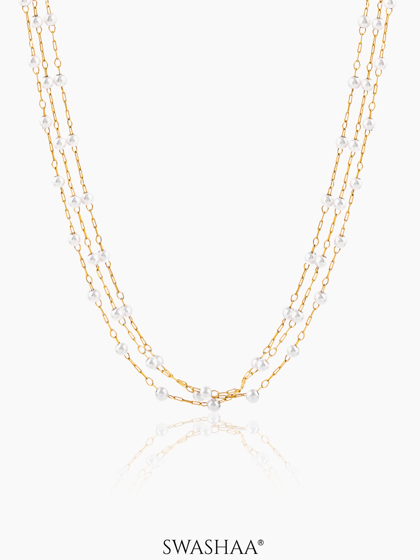 Rain Pearl 18K Gold Plated Necklace