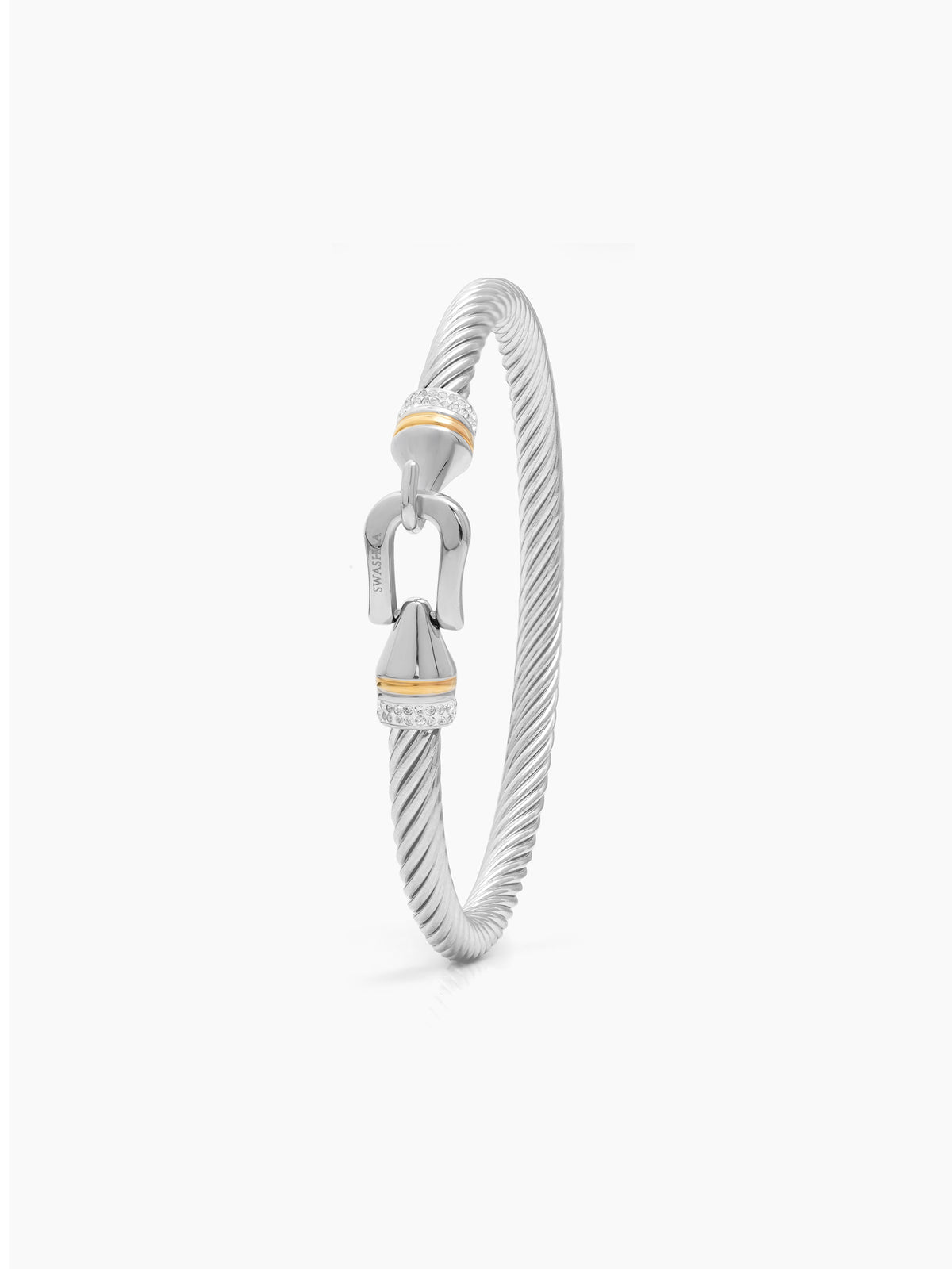 Renzo Wired Silver - 18K Gold Plated Women's Barcelet