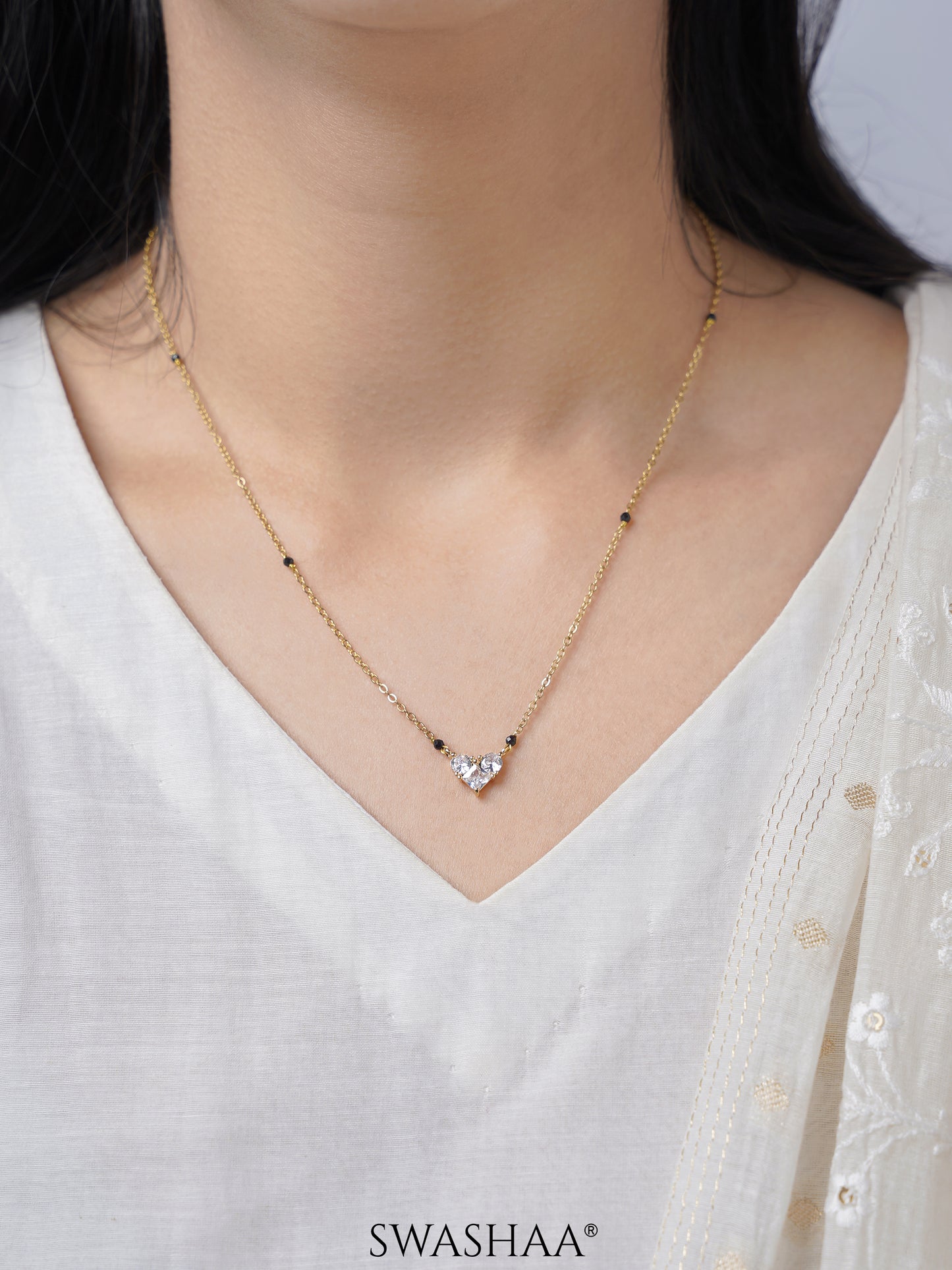 Rivana Heart Mangalsutra