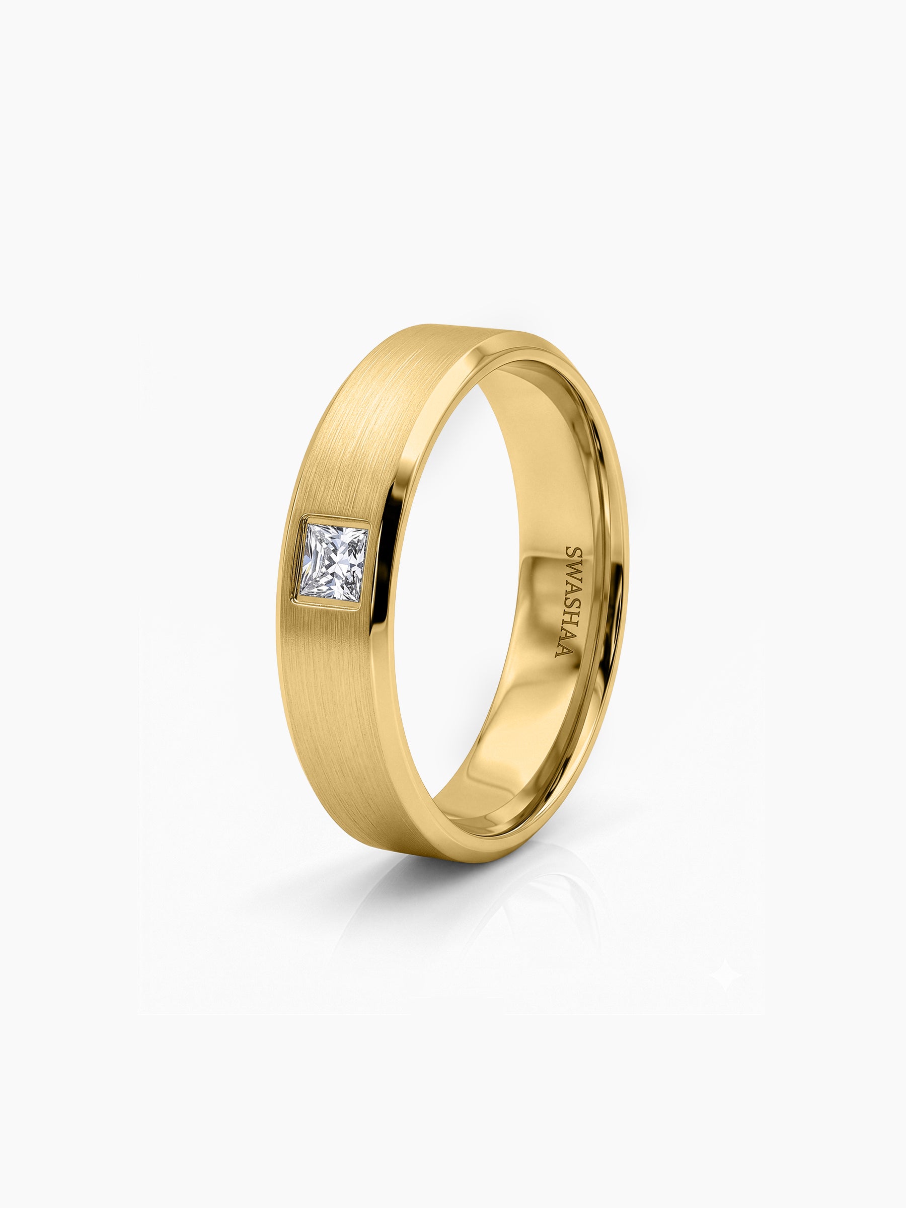 Rivaro 18K Gold Plated Men's Rings - Swashaa