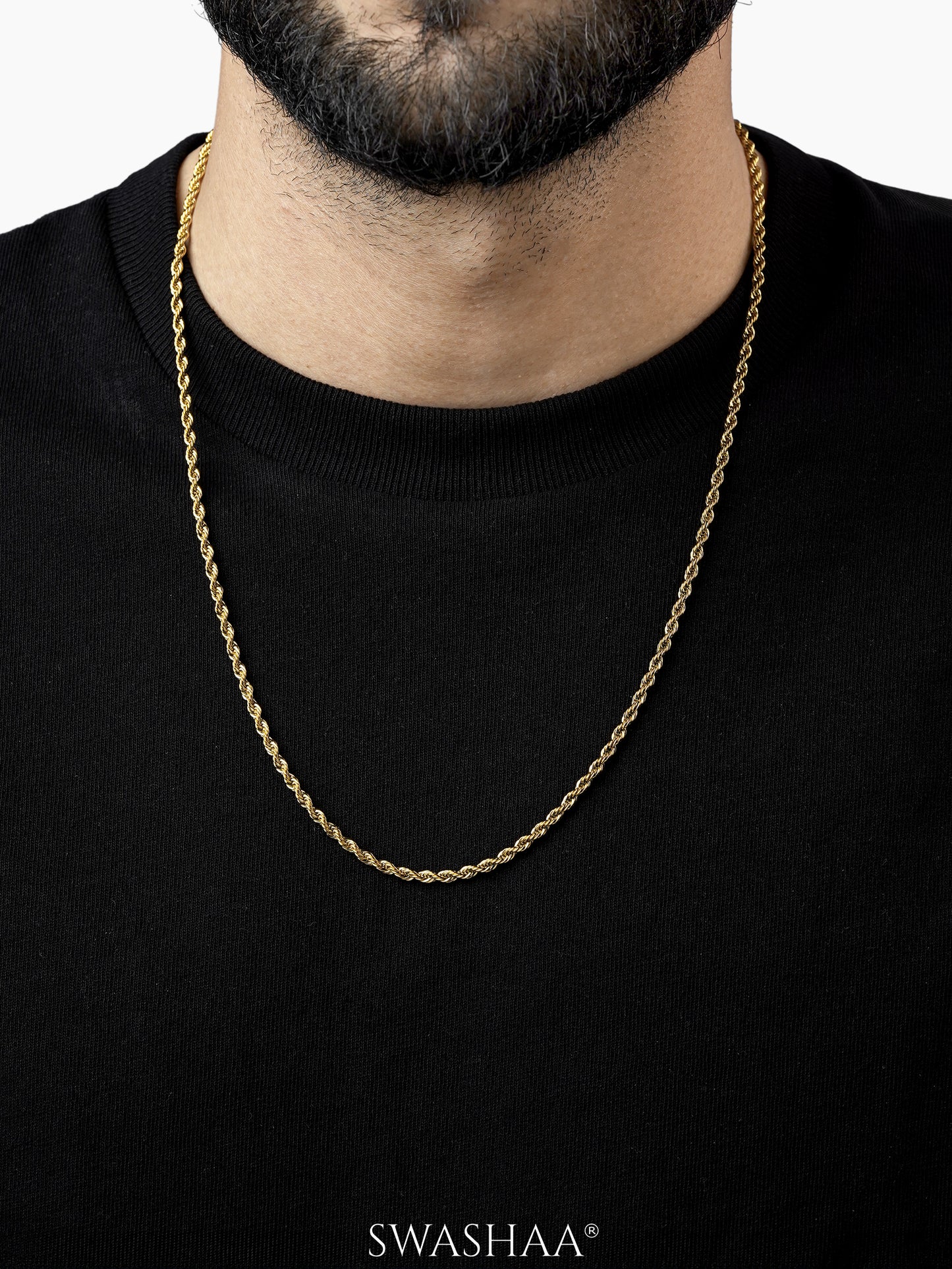 Rogan 18K Gold Plated Men's Chain