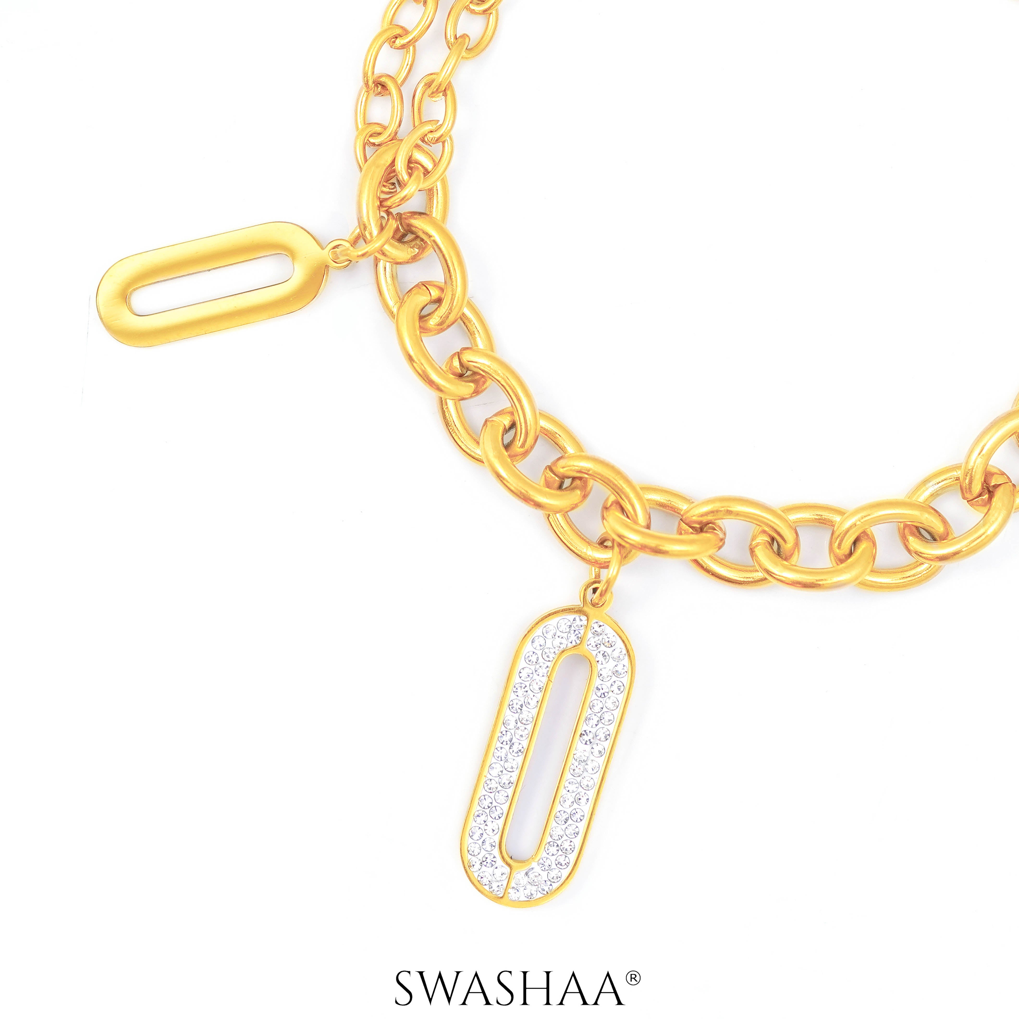 Roha Link 18K Gold Plated Bracelet