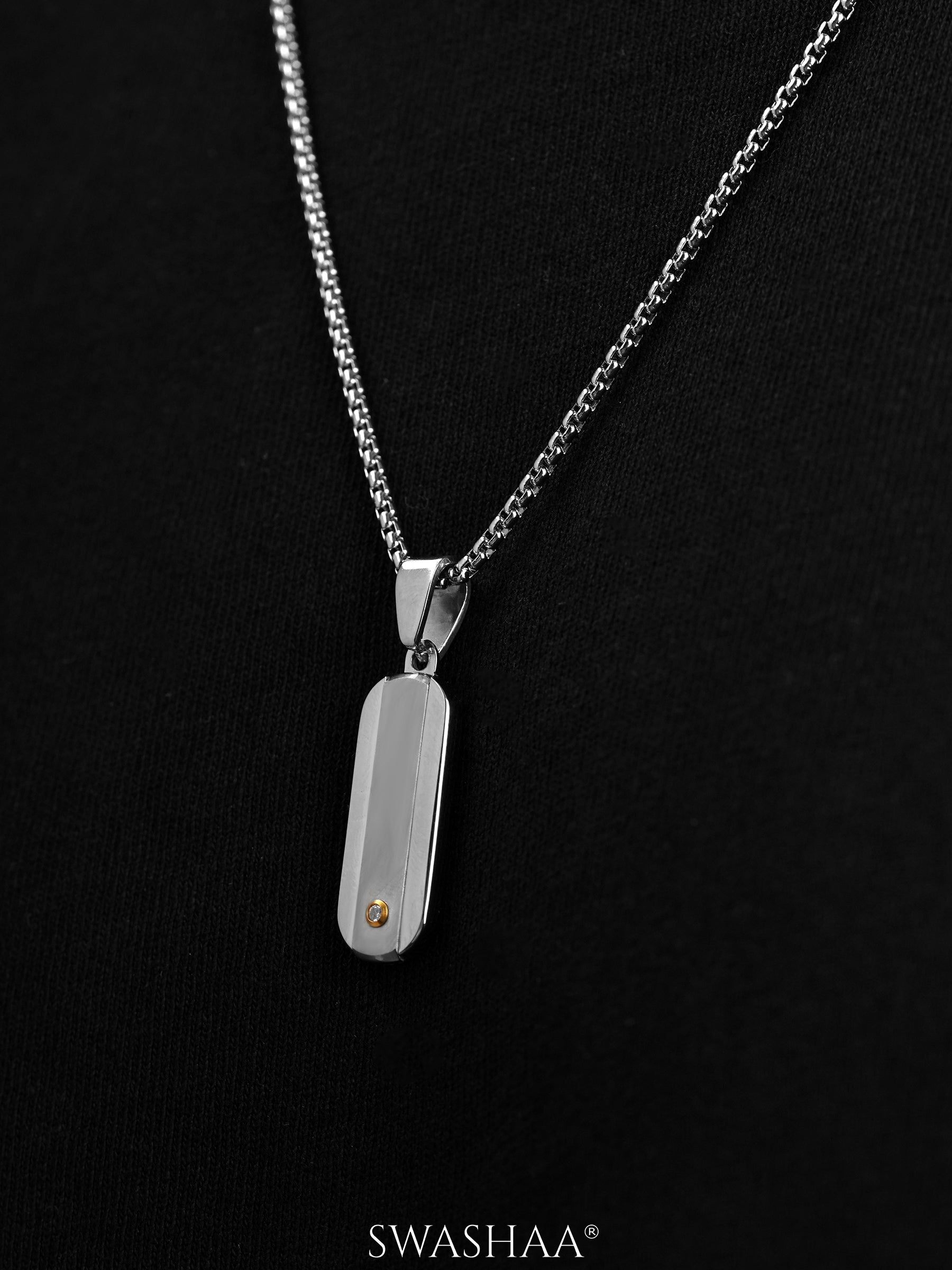 Ronin Core Capsule Silver Men's Chain Pendant