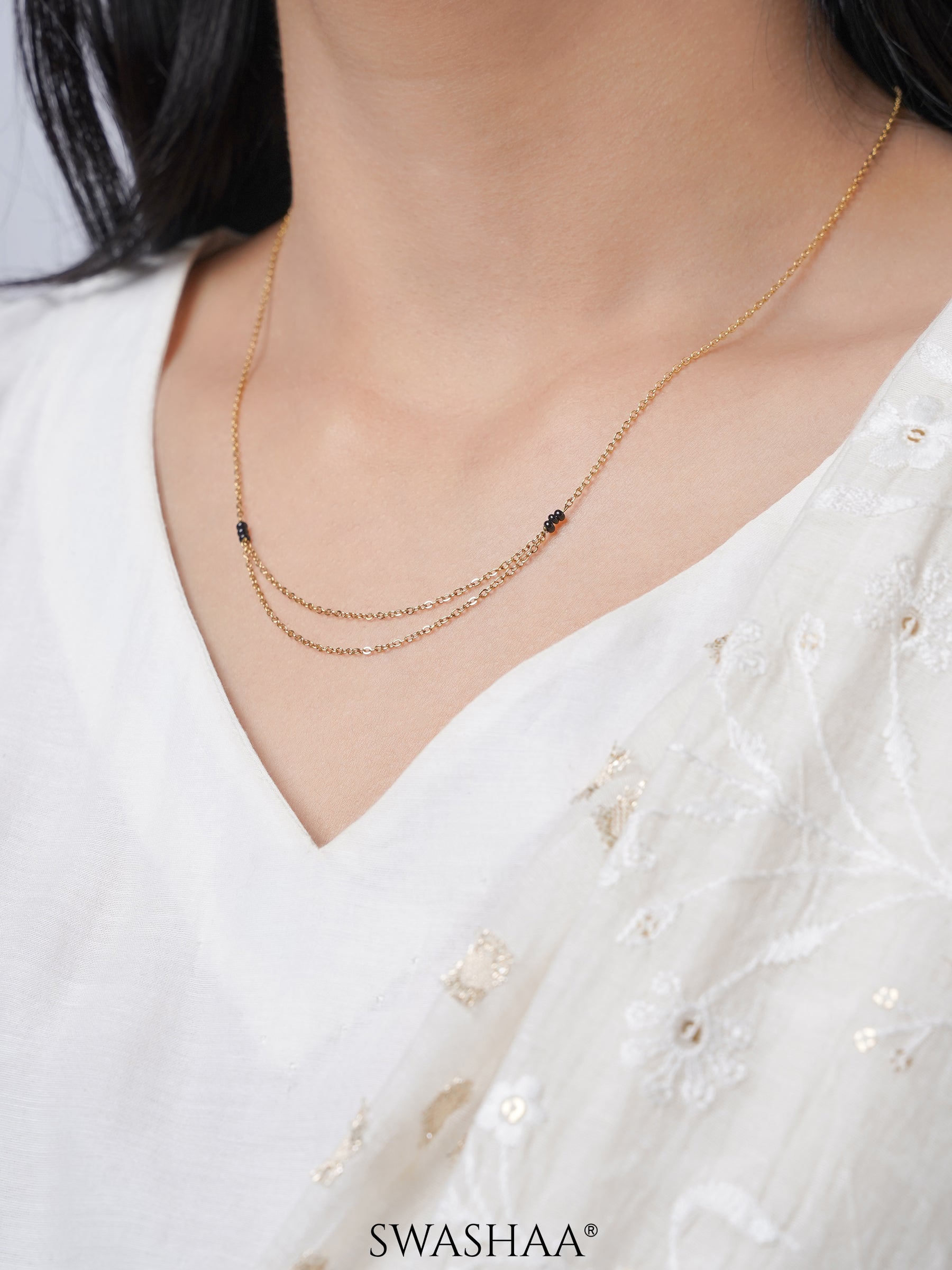 Roop Layered 18K Gold Plated Mangalsutra