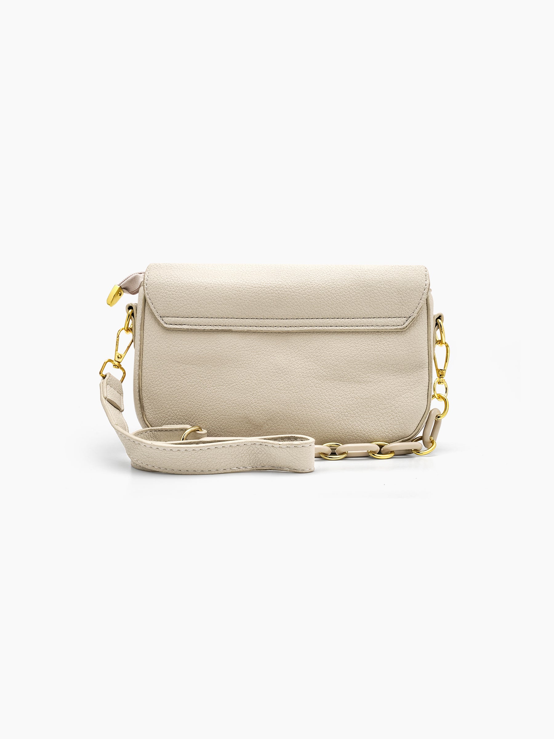 Rovena Ivory Luxe Sling Bag - Swashaa
