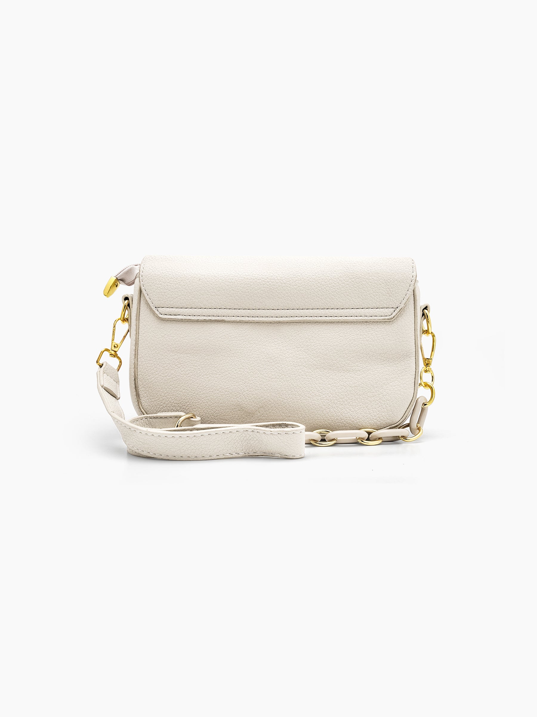 Rovena Off White Luxe Sling Bag - Swashaa