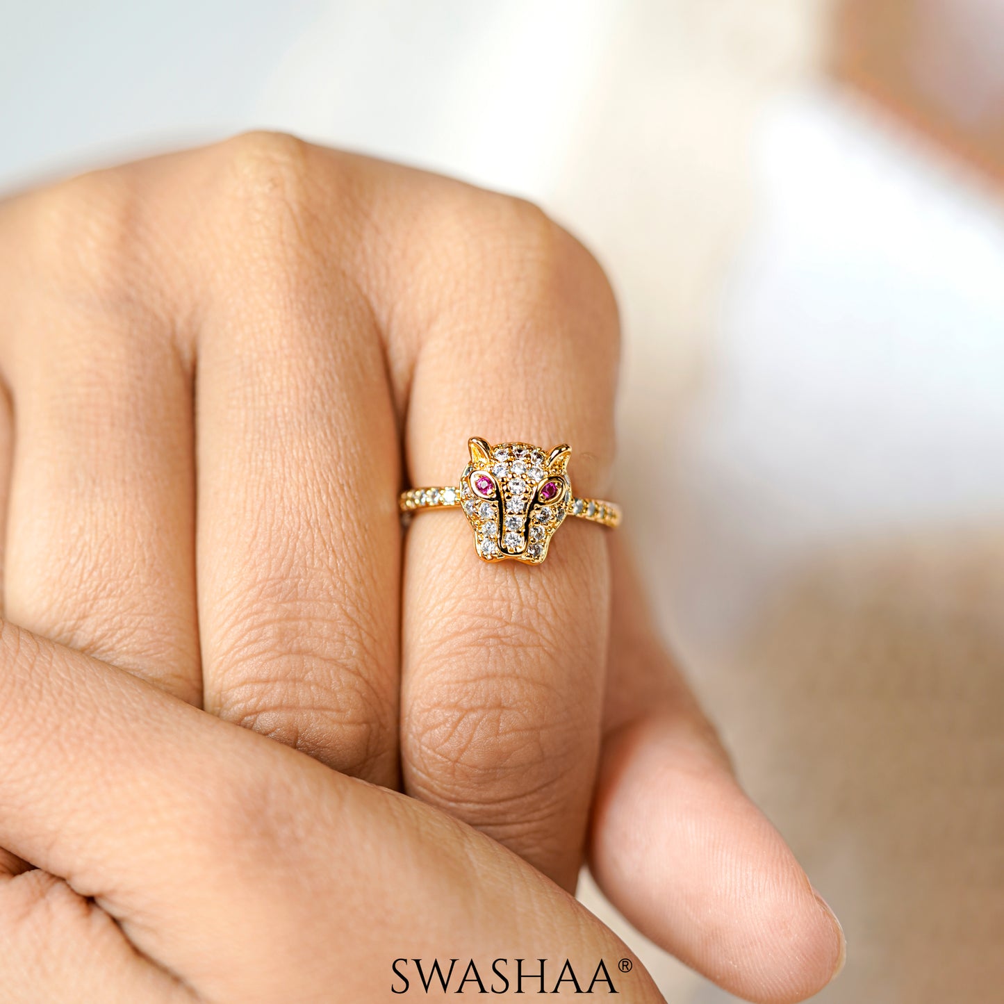 Sabyaa 18K Gold Plated Ring