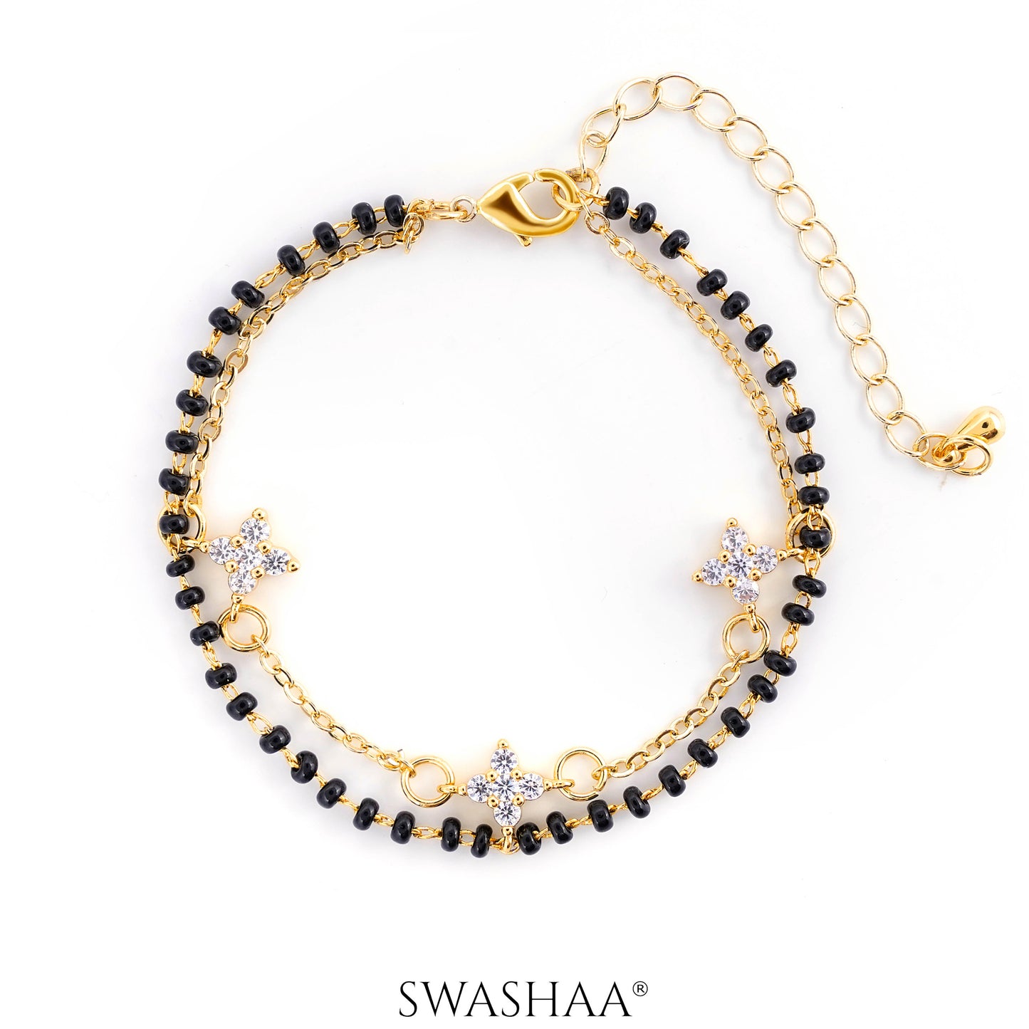 Saira 14K Gold Plated Mangalsutra Bracelet