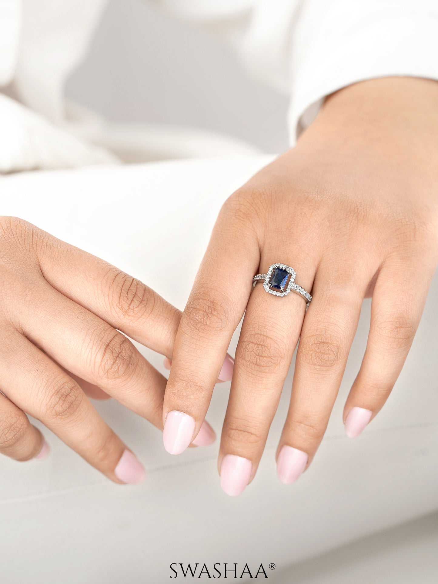 Sapphire Sky Ring