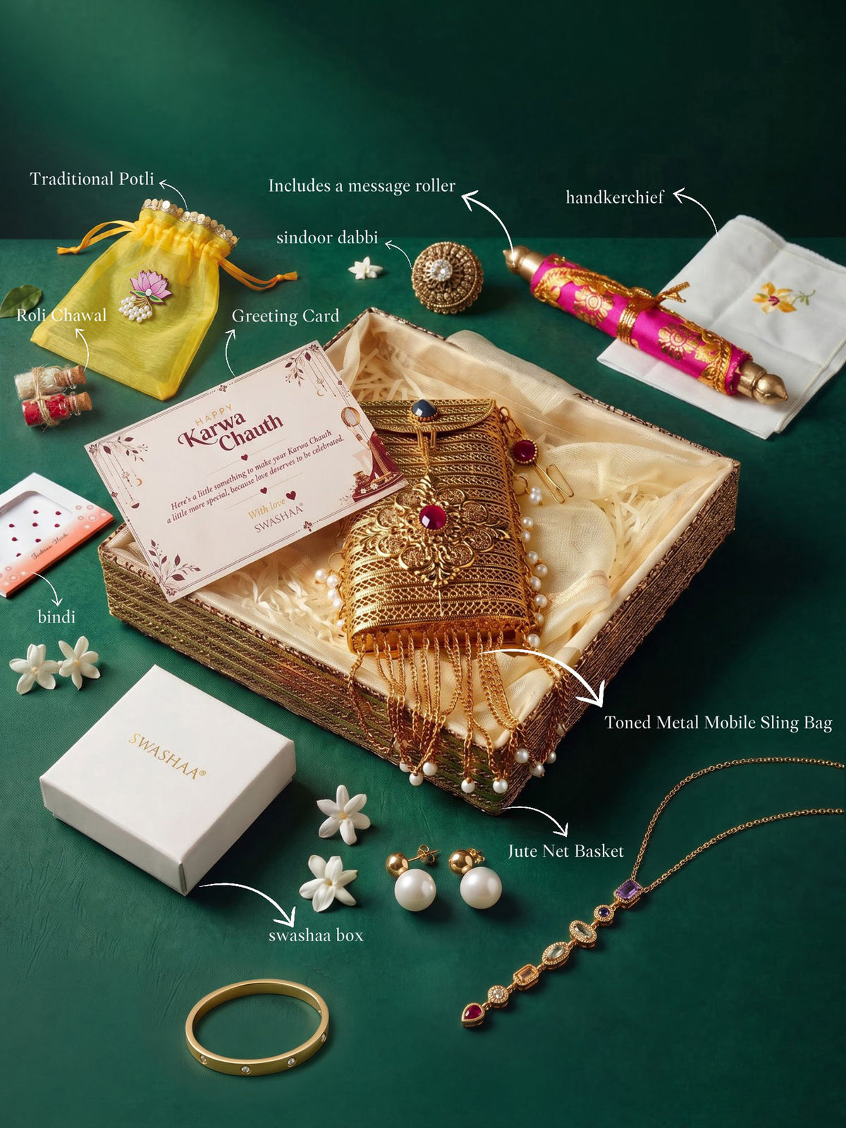 Founder Pick Saubhagya Karwa Chauth Customized Jewellery Hamper