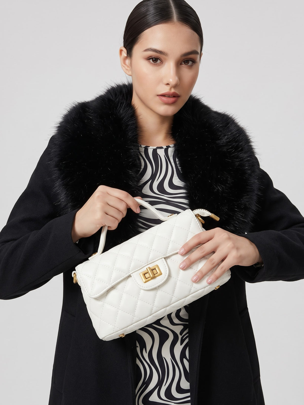 Seraphine Leather Sling Bag - Swashaa