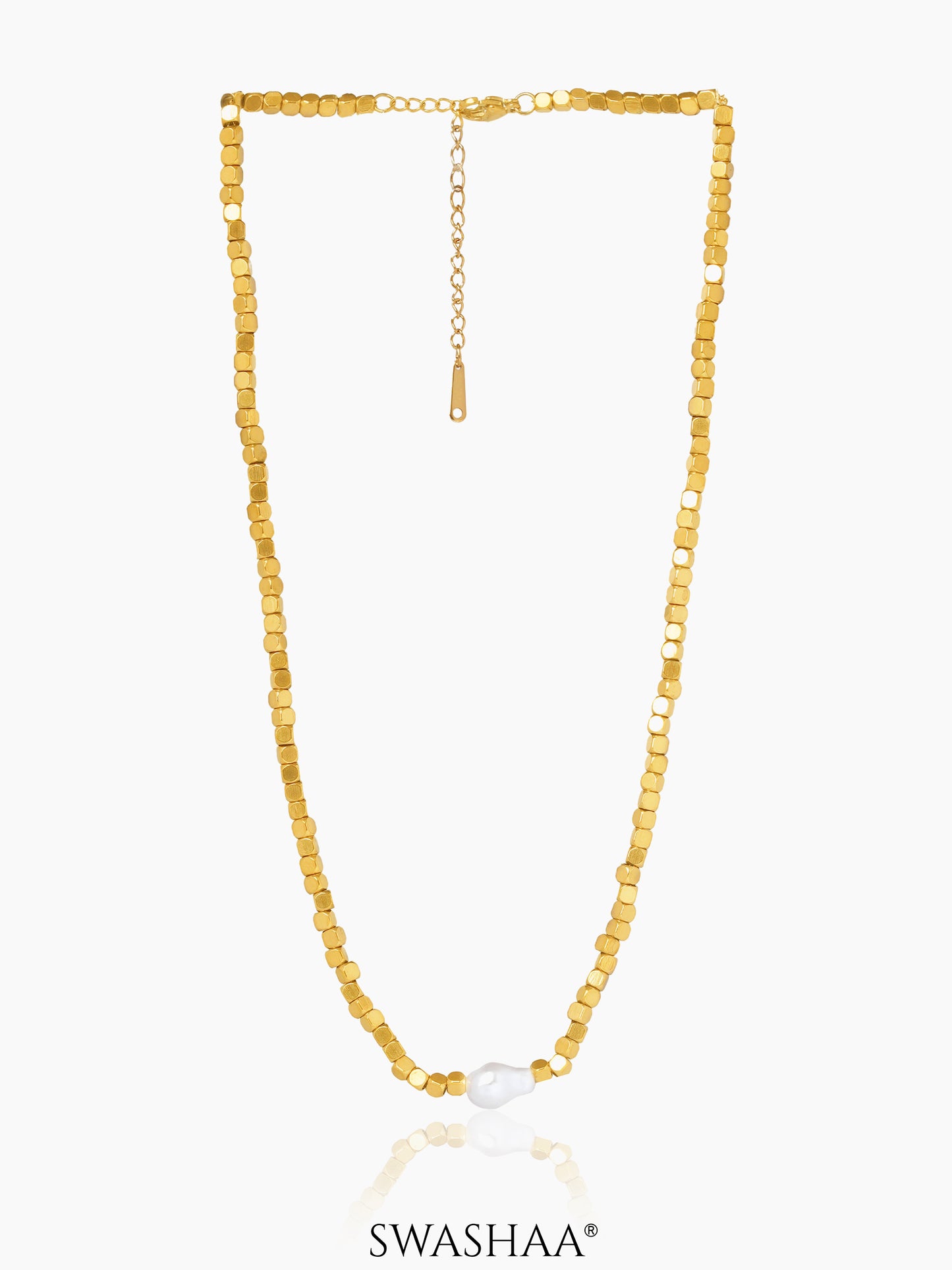 Shaaina 18K Gold Plated Choker Necklace