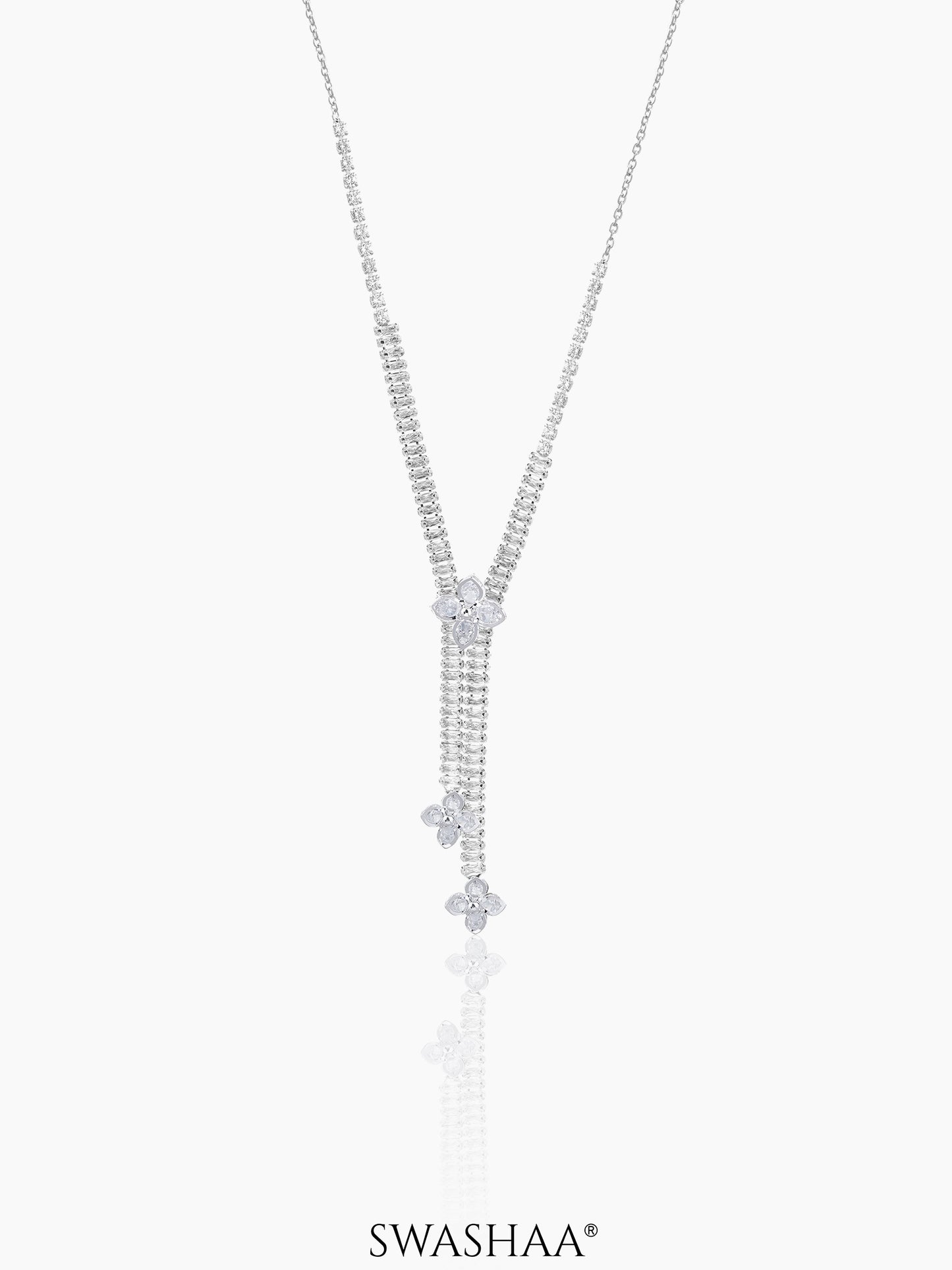 Shanon Clover Charmed Y-shaped Necklace