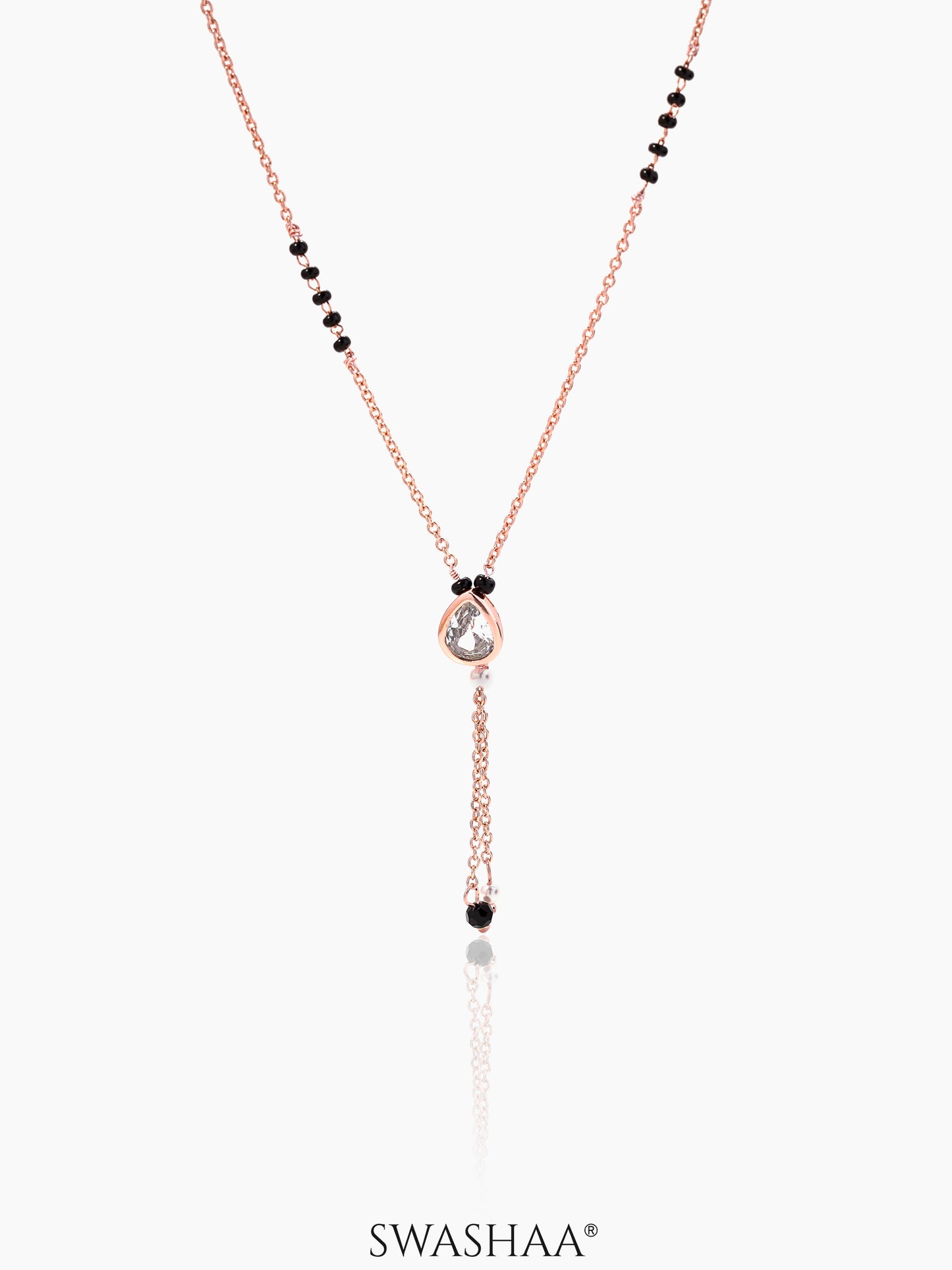 Shyla Rosegold Plated Mangalsutra