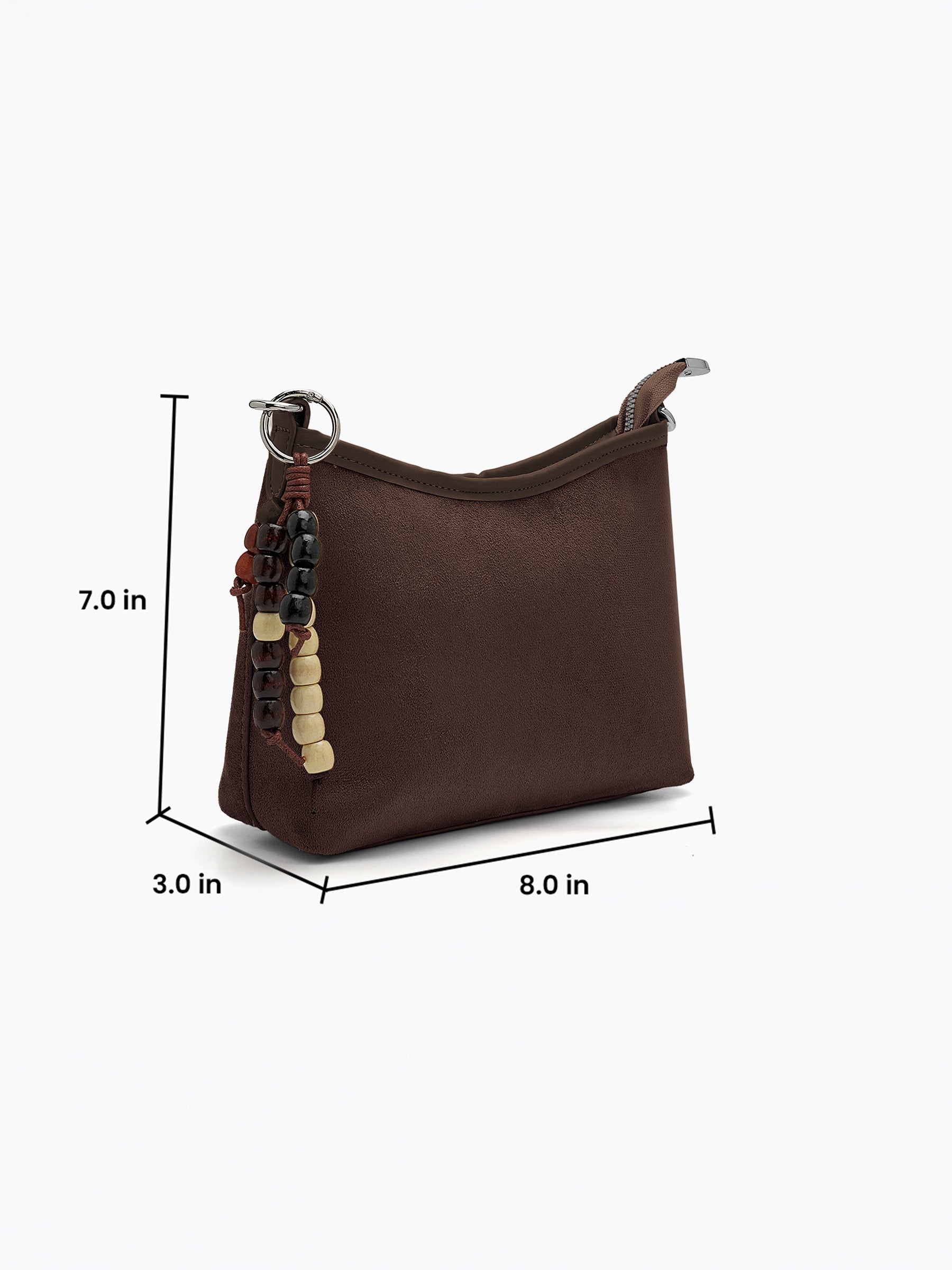 Sienna Brown Sling Bag - Swashaa