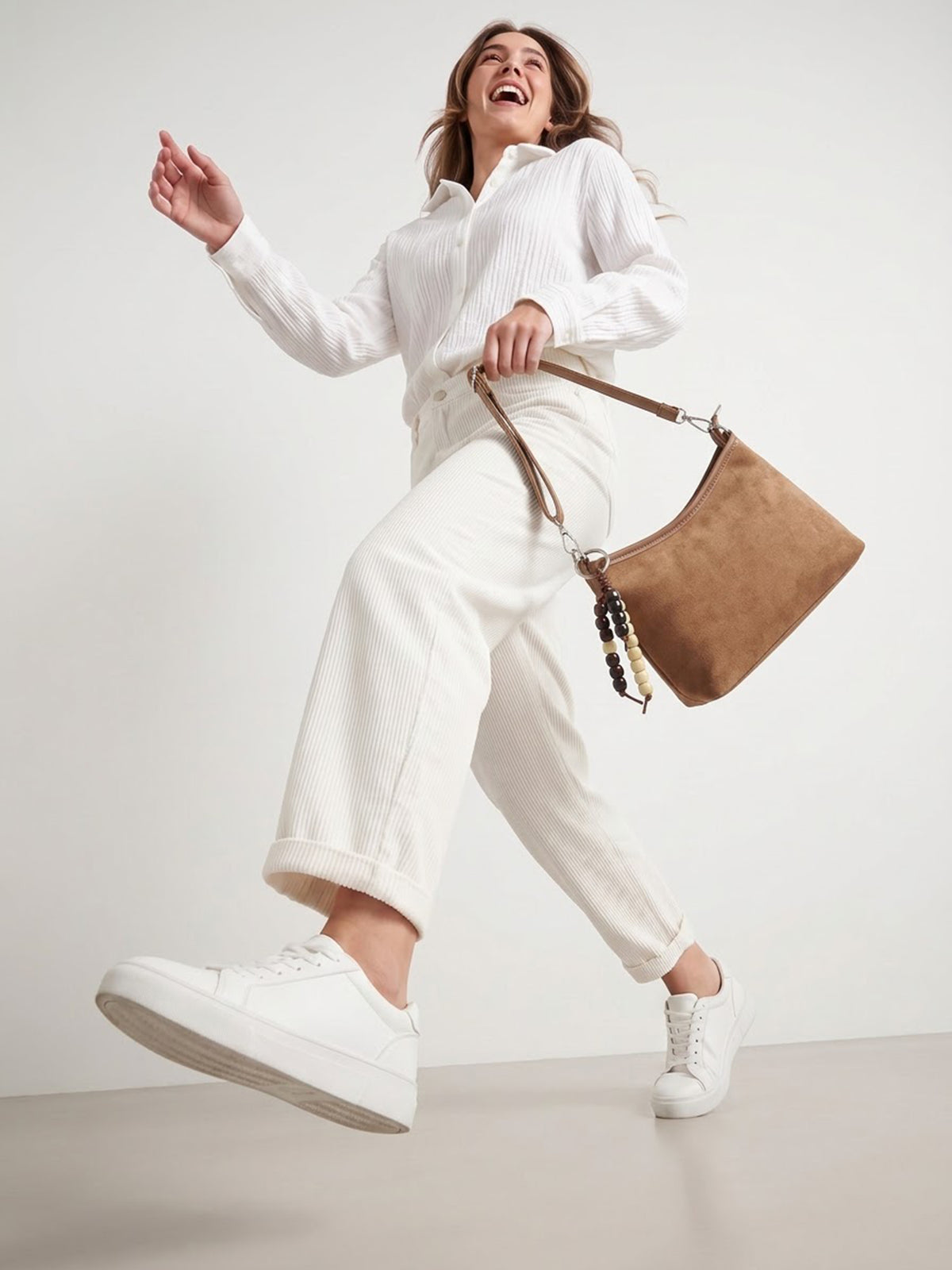Sienna Tan Sling Bag - Swashaa