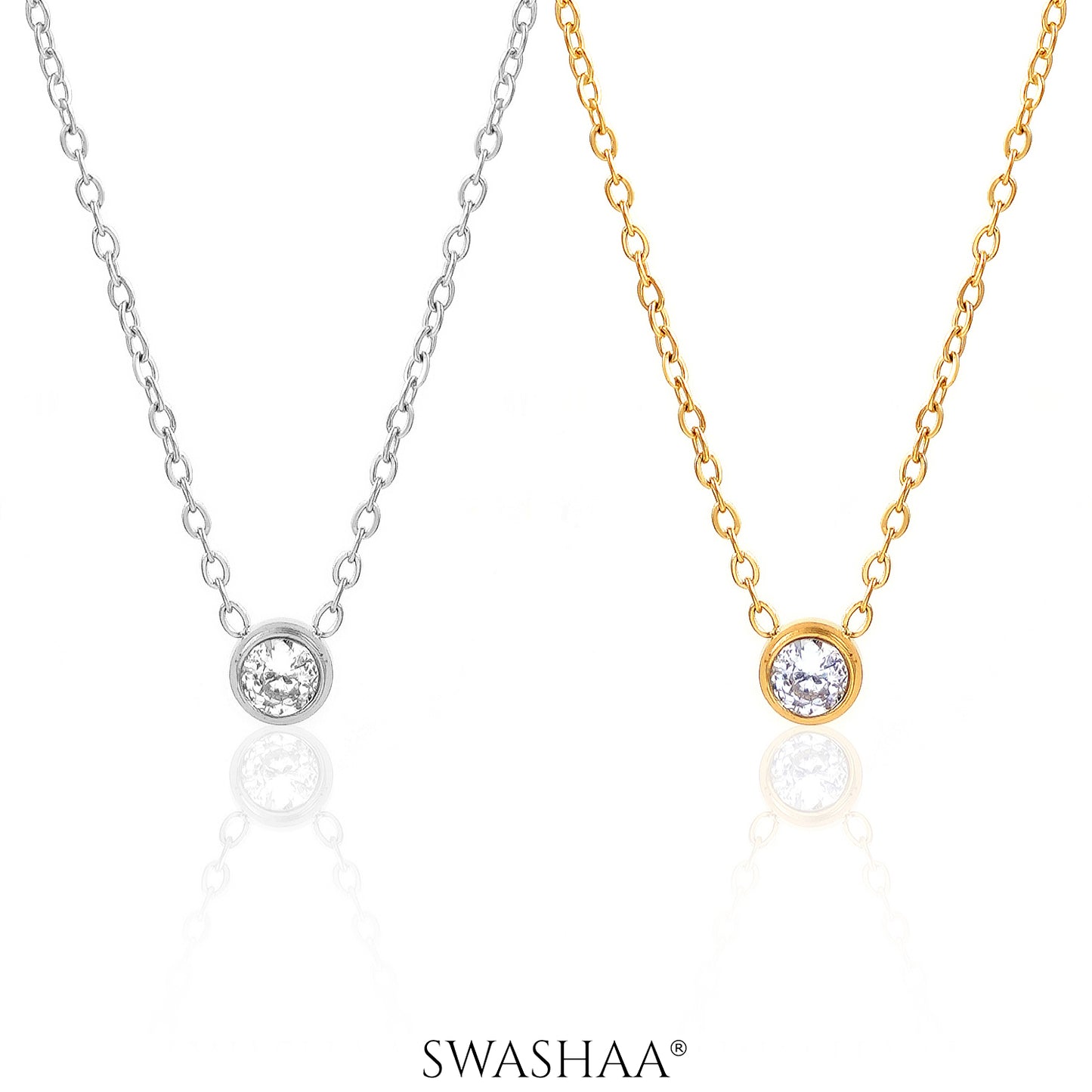 Sitara Solitaire Necklace