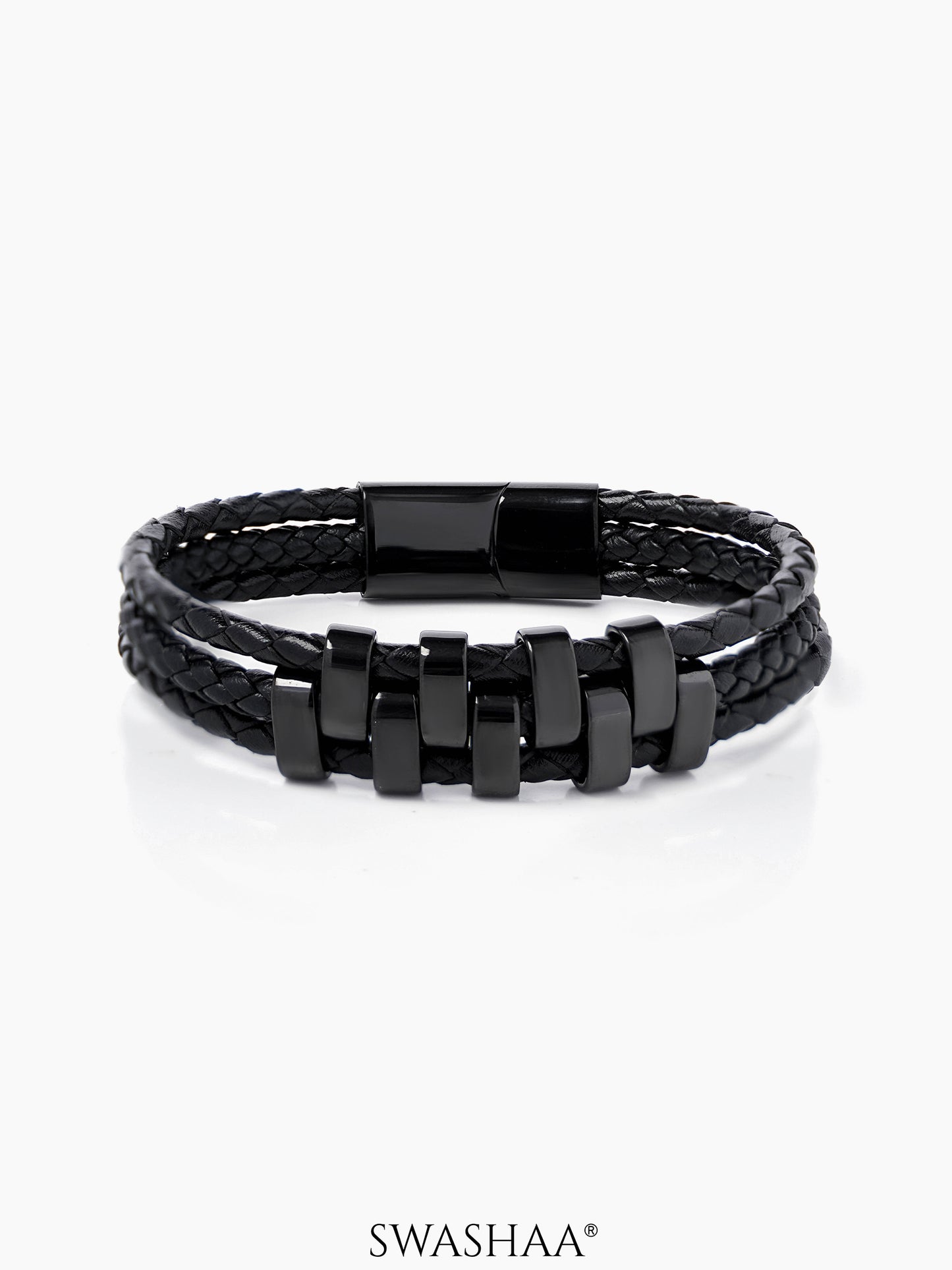 Sol Men's Leather Bracelet