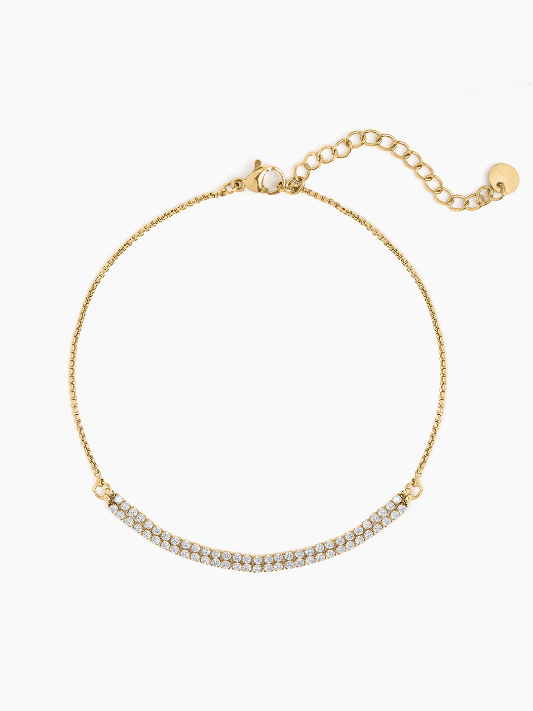 Sophia Diamond Double Strand Women's Anklet