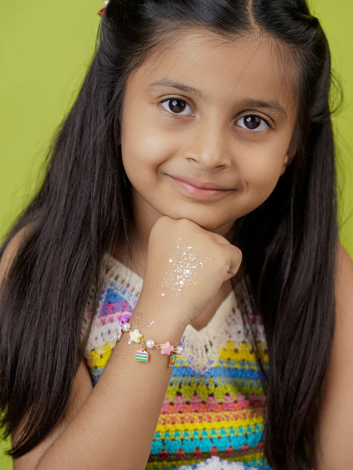 Super Stars Charms 18K Gold Plated Kid's Loose Bracelet