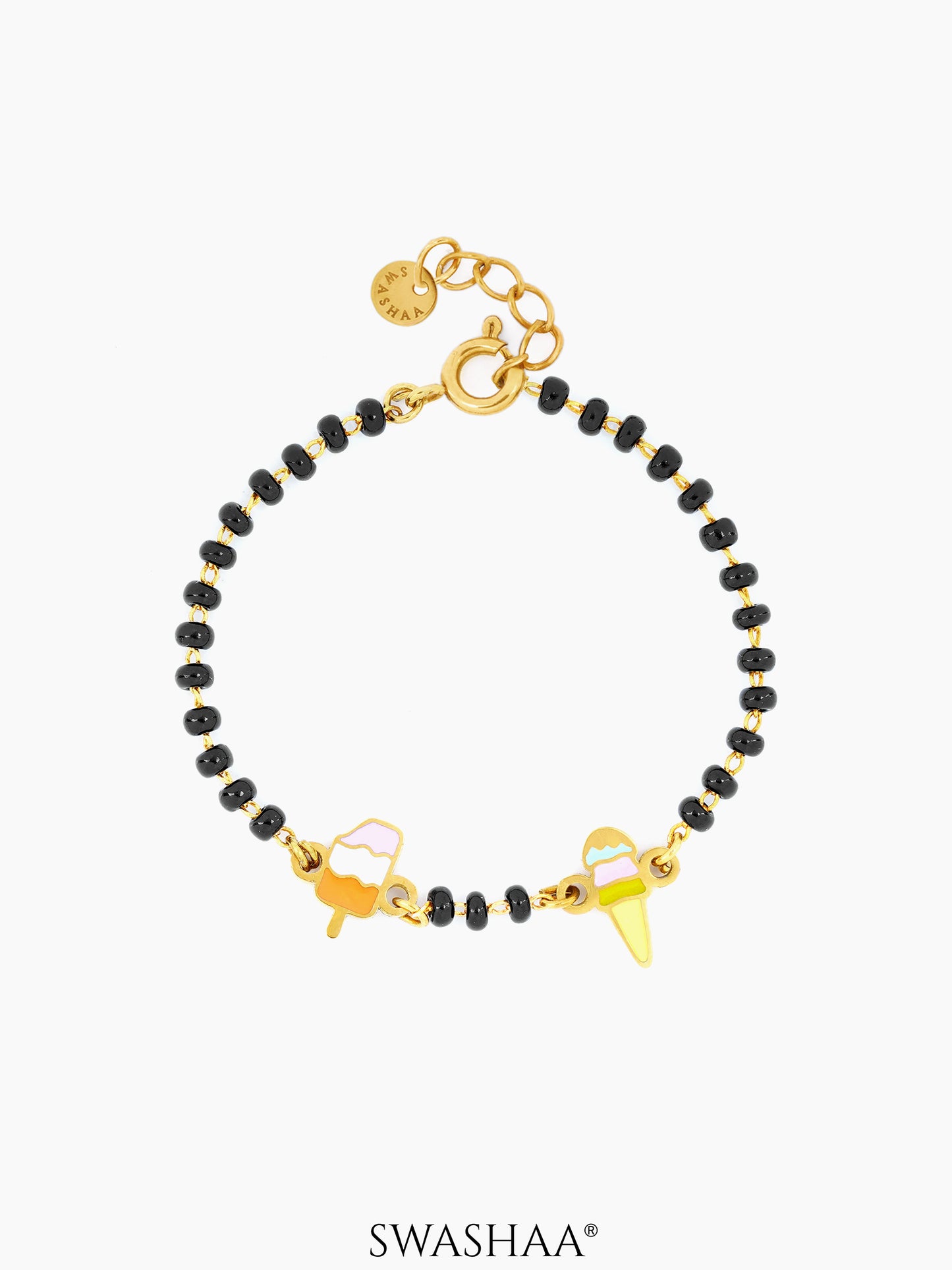 Sweet Treat Ice Cream 18K Gold Plated Kid's Nazariya Bracelet