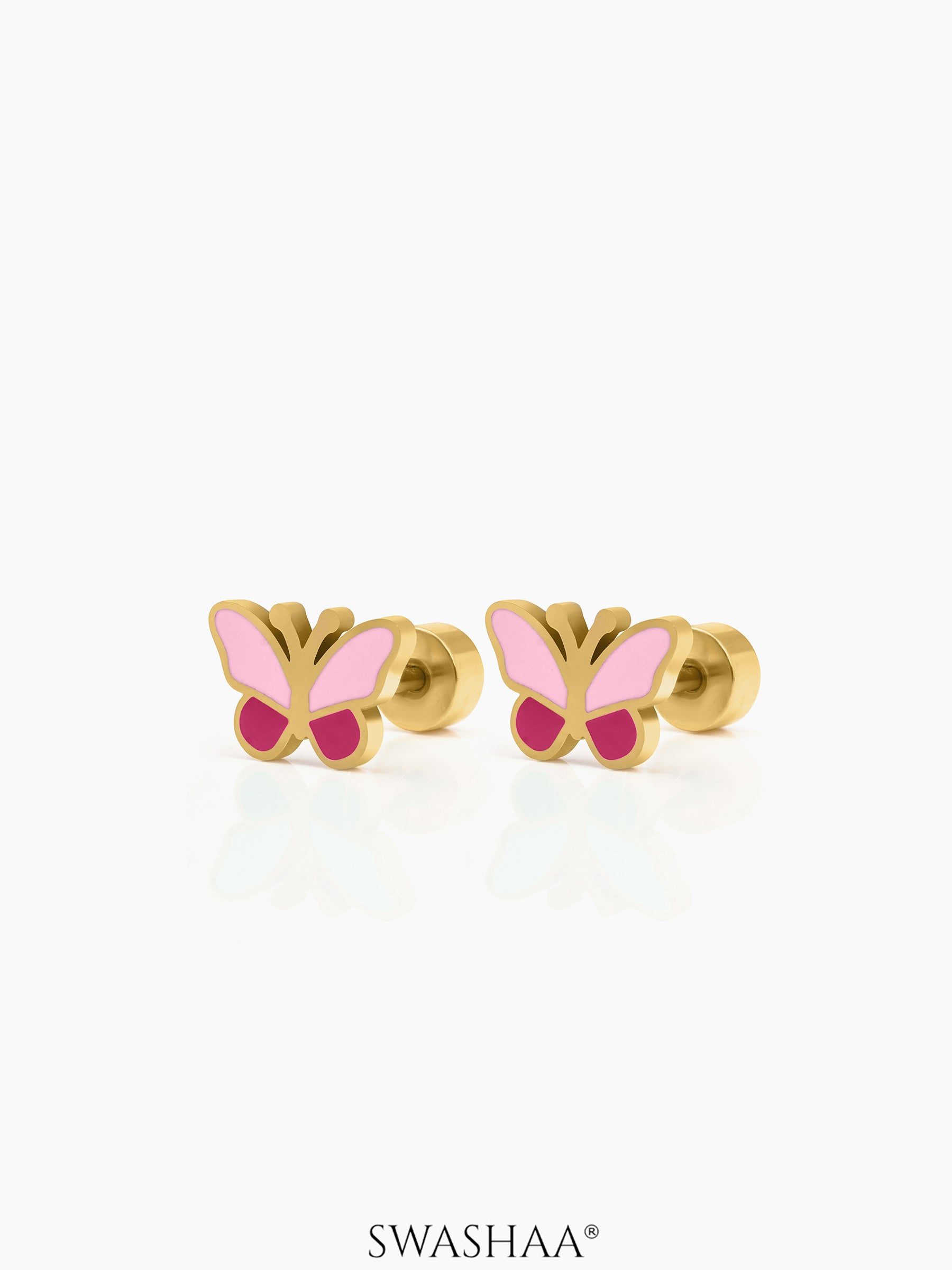 Tilly Butterfly Kid’s Stud Earrings - Swashaa