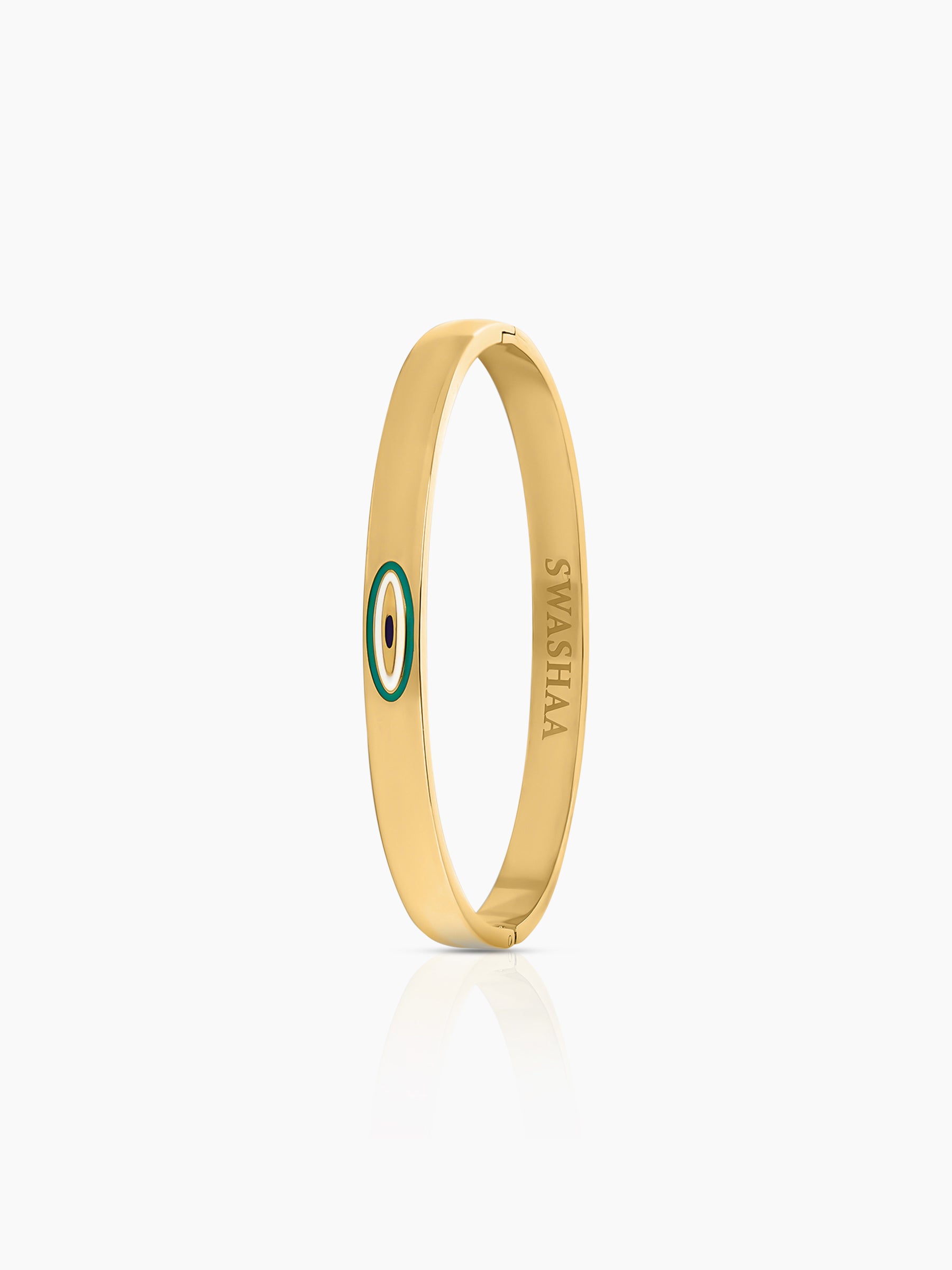 Timmy Evil Eye 18K Gold Plated Band Bracelet