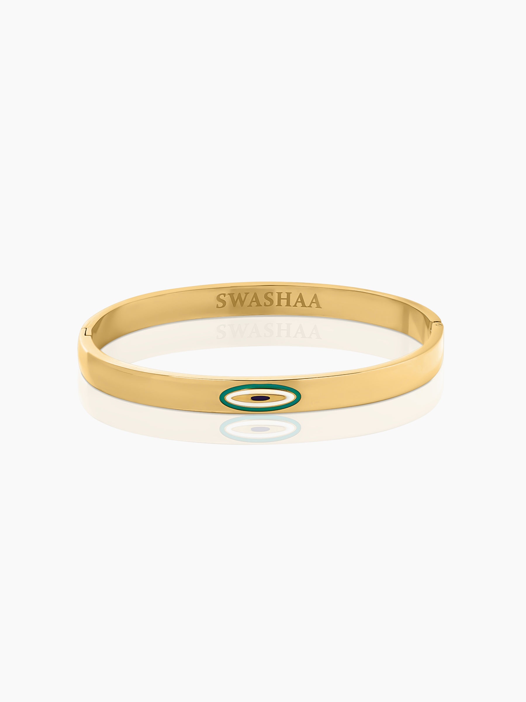 Timmy Evil Eye 18K Gold Plated Band Bracelet