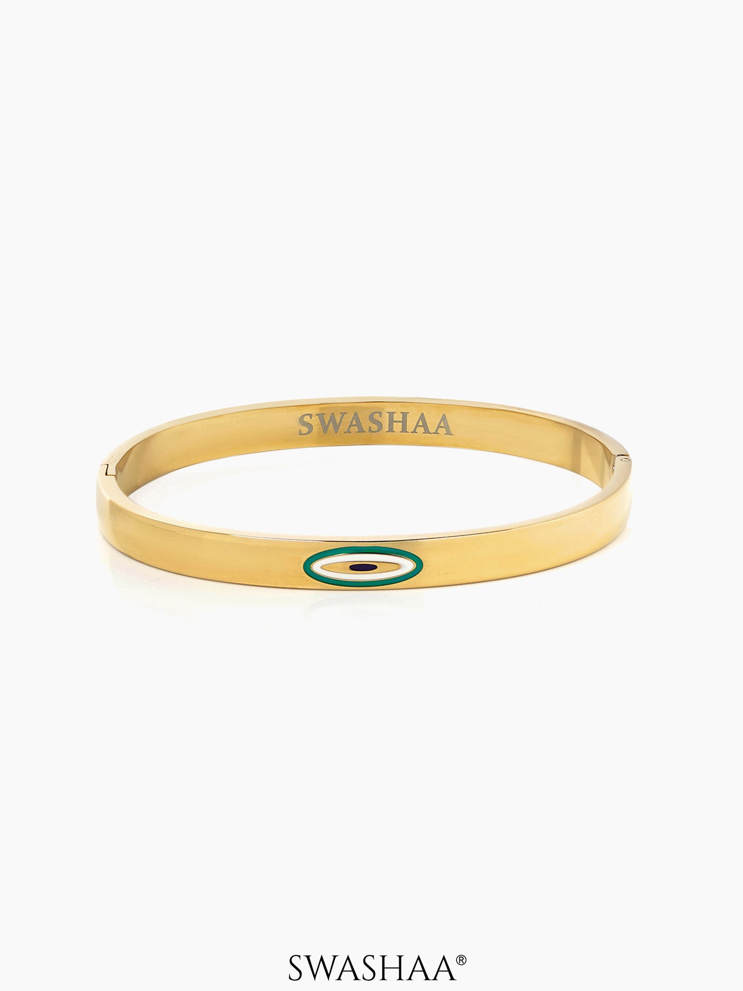 Timmy Evil Eye 18K Gold Plated Band Bracelet