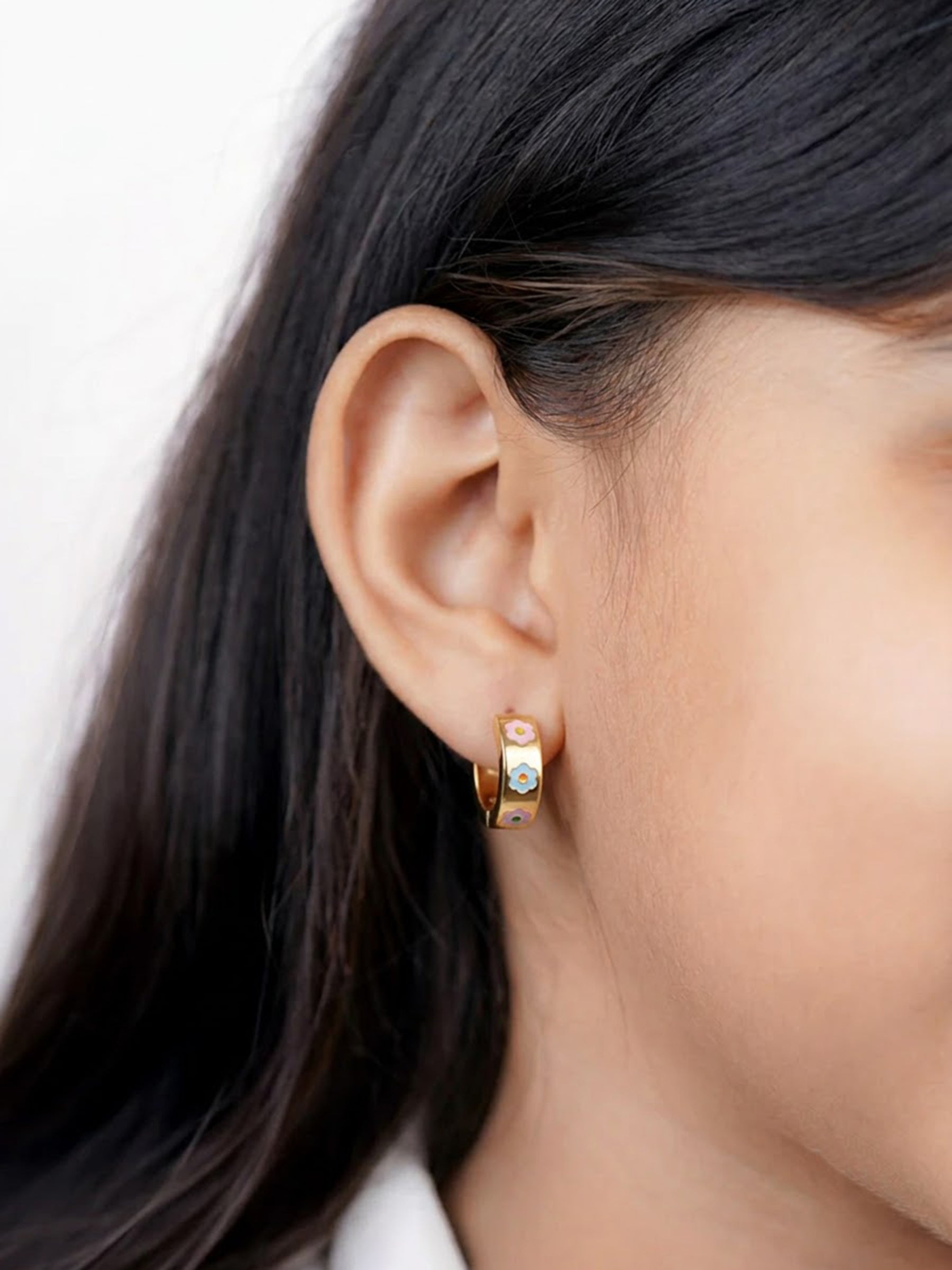 Tiny Friends 18K Gold Plated Kid's Earring Set