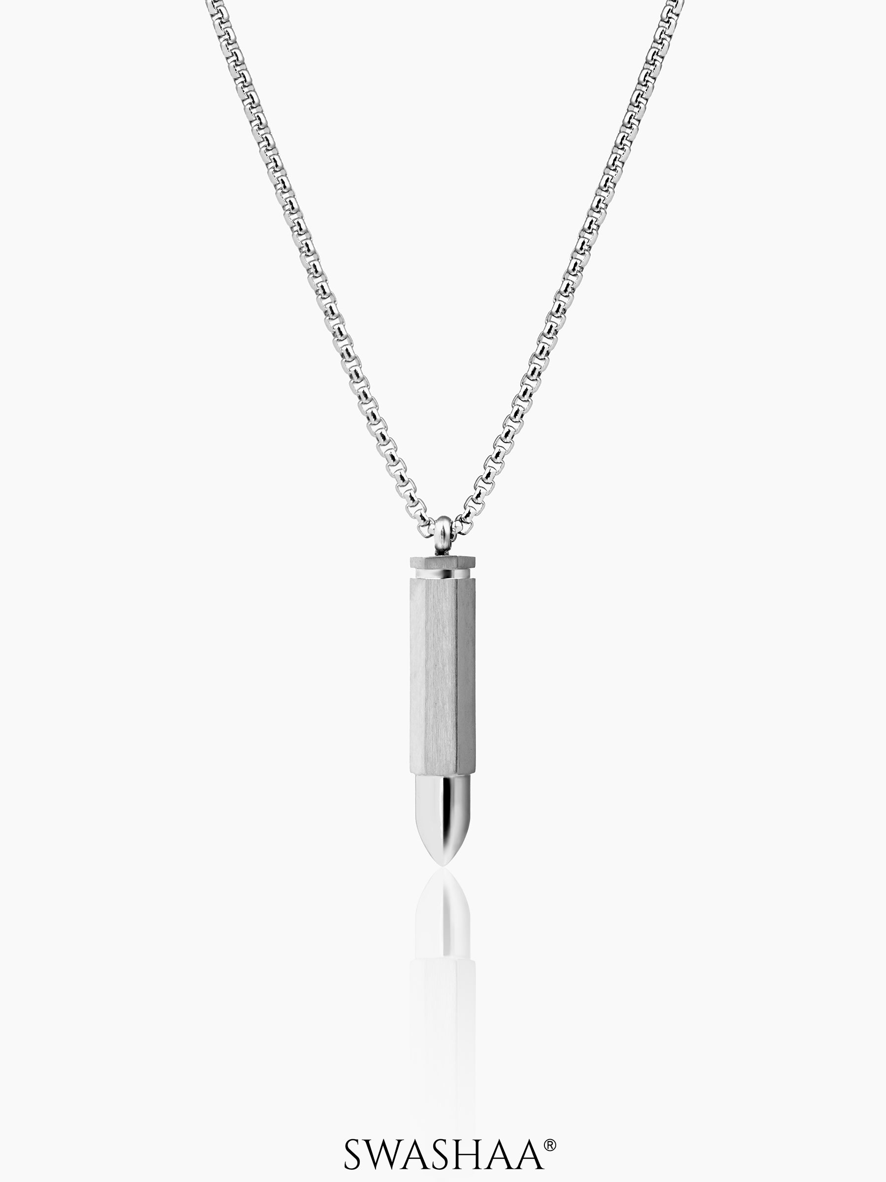 Tork Bullet Silver Men's Chain Pendant