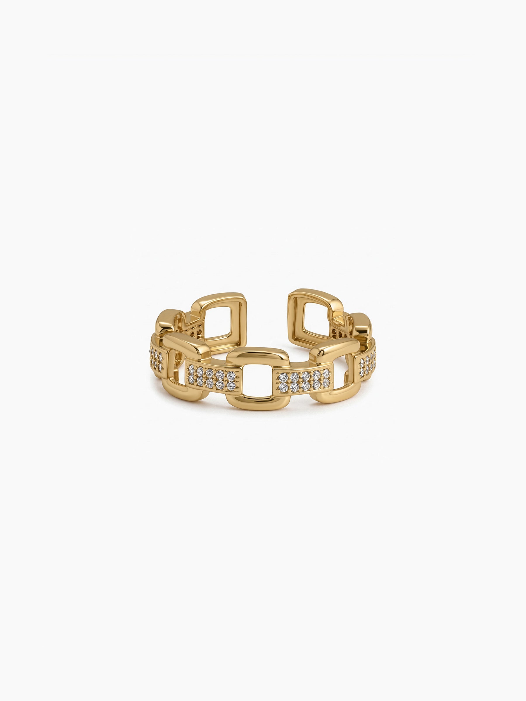 Torven Link 18K Gold Plated Men's Rings - Swashaa