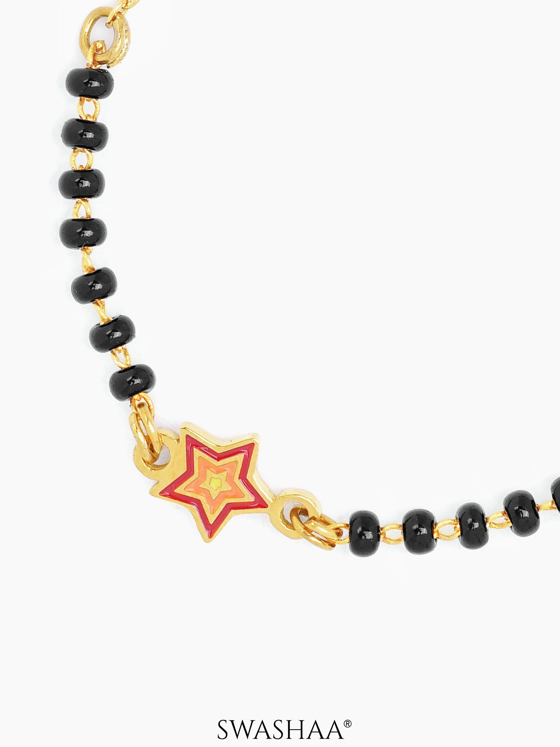 Twinkling Star Charm 18K Gold Plated Kid's Nazariya Bracelet