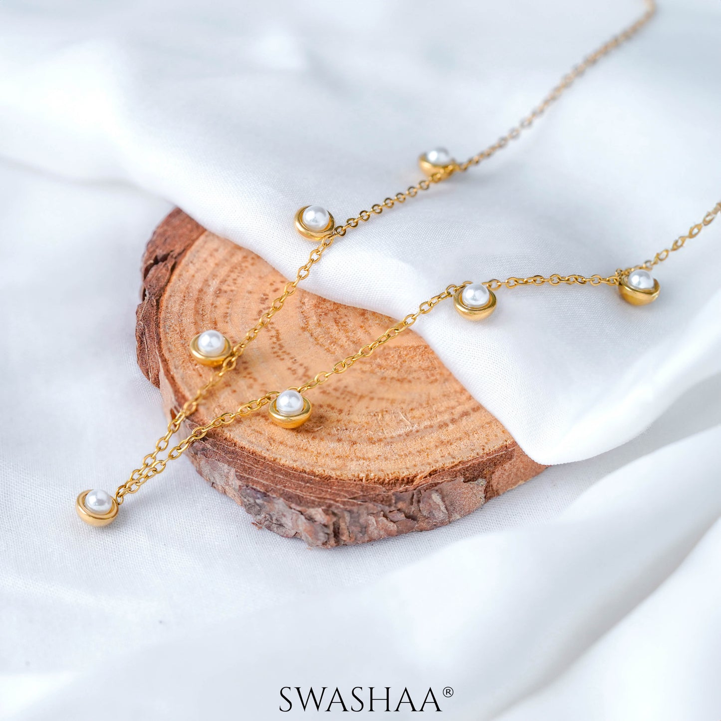 Uni Pearl 18K Gold Plated Necklace