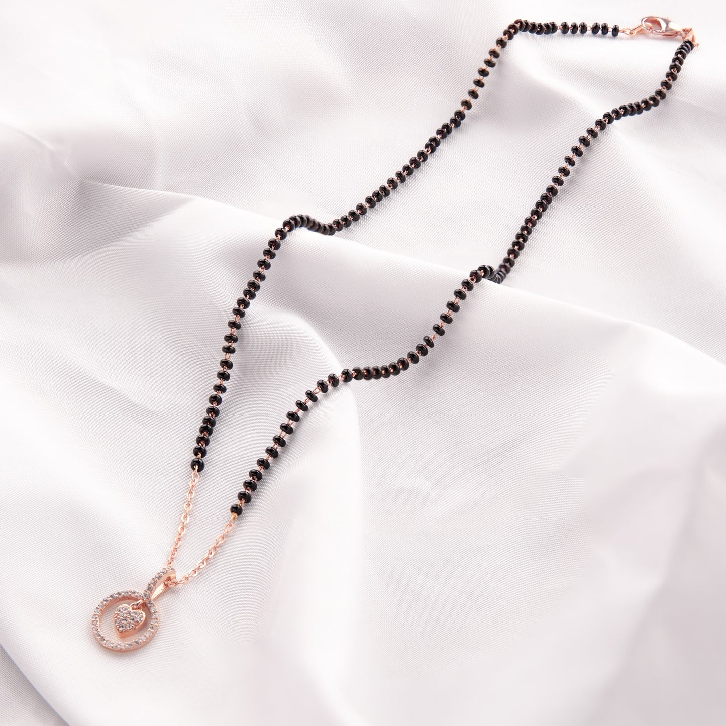 Delora Rosegold Plated Mangalsutra