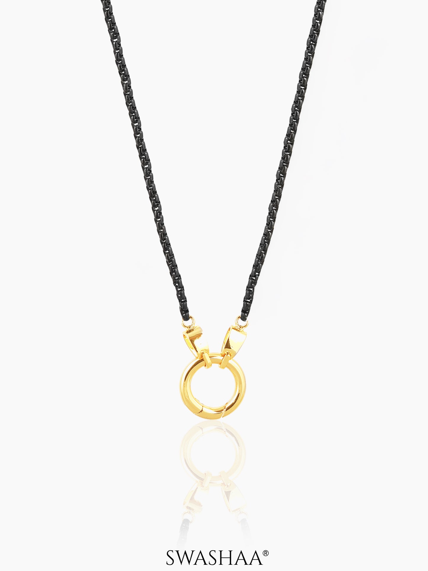 Vangie Eternal Ring Amulate Box Chain Necklace