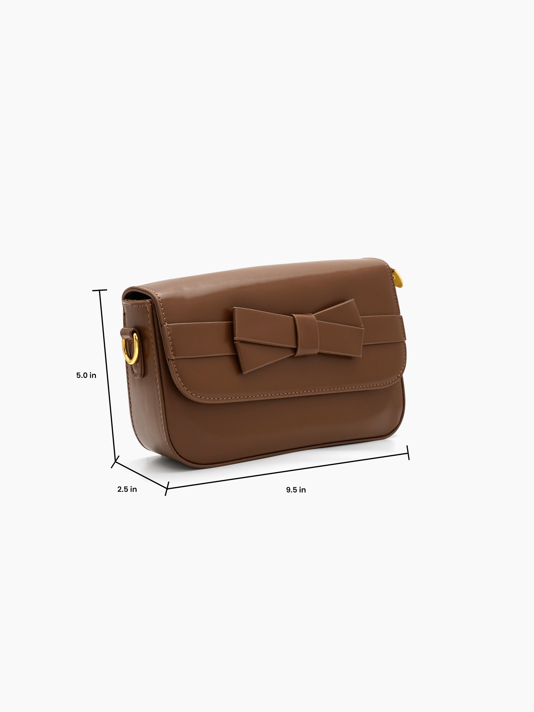 Varelle Brown Sling Bag - Swashaa