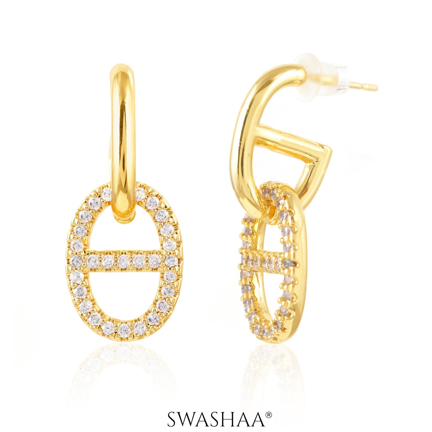 Vega 18K Gold Plated Earrings