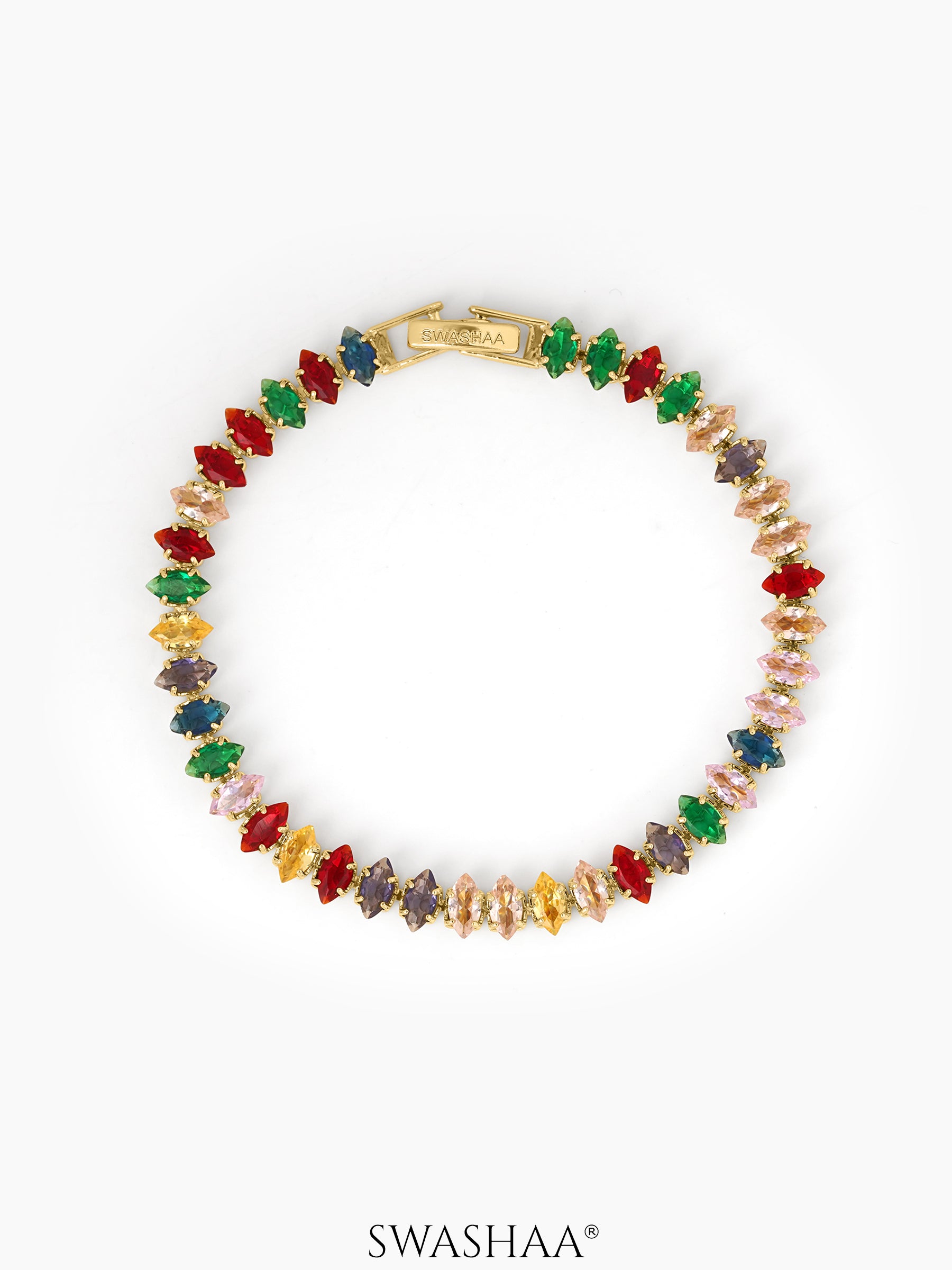 Veyra Diamond Tennis Bracelet - Swashaa