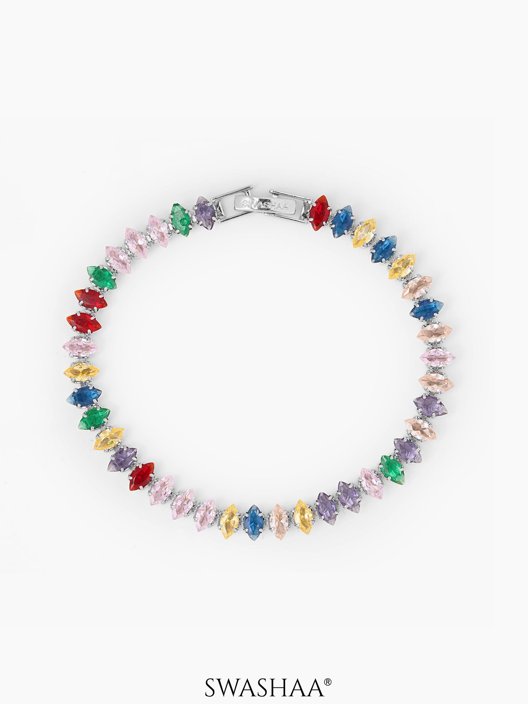 Veyra Diamond Tennis Bracelet - Swashaa
