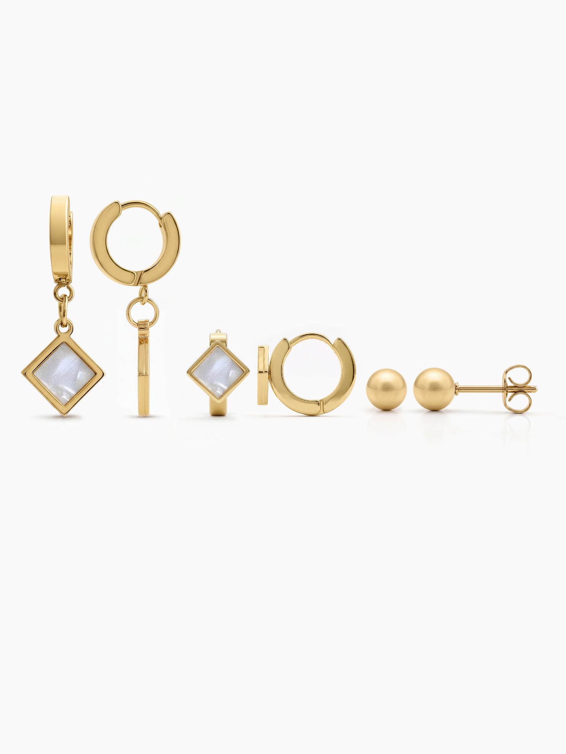 Virezza Charms 18K Gold Plated Women's Earrings Set - Swashaa