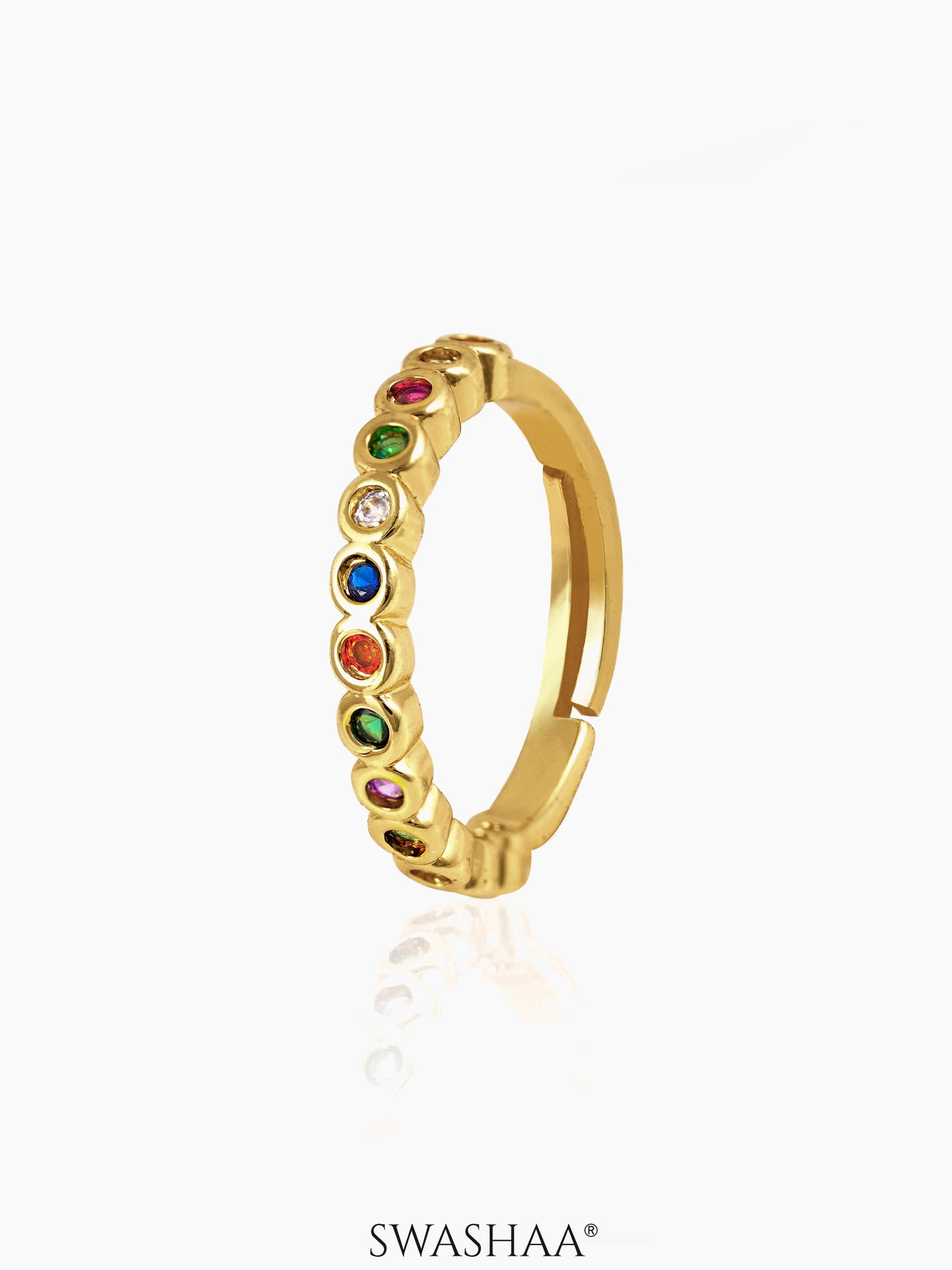 Wisha Band 18K Gold Plated Ring